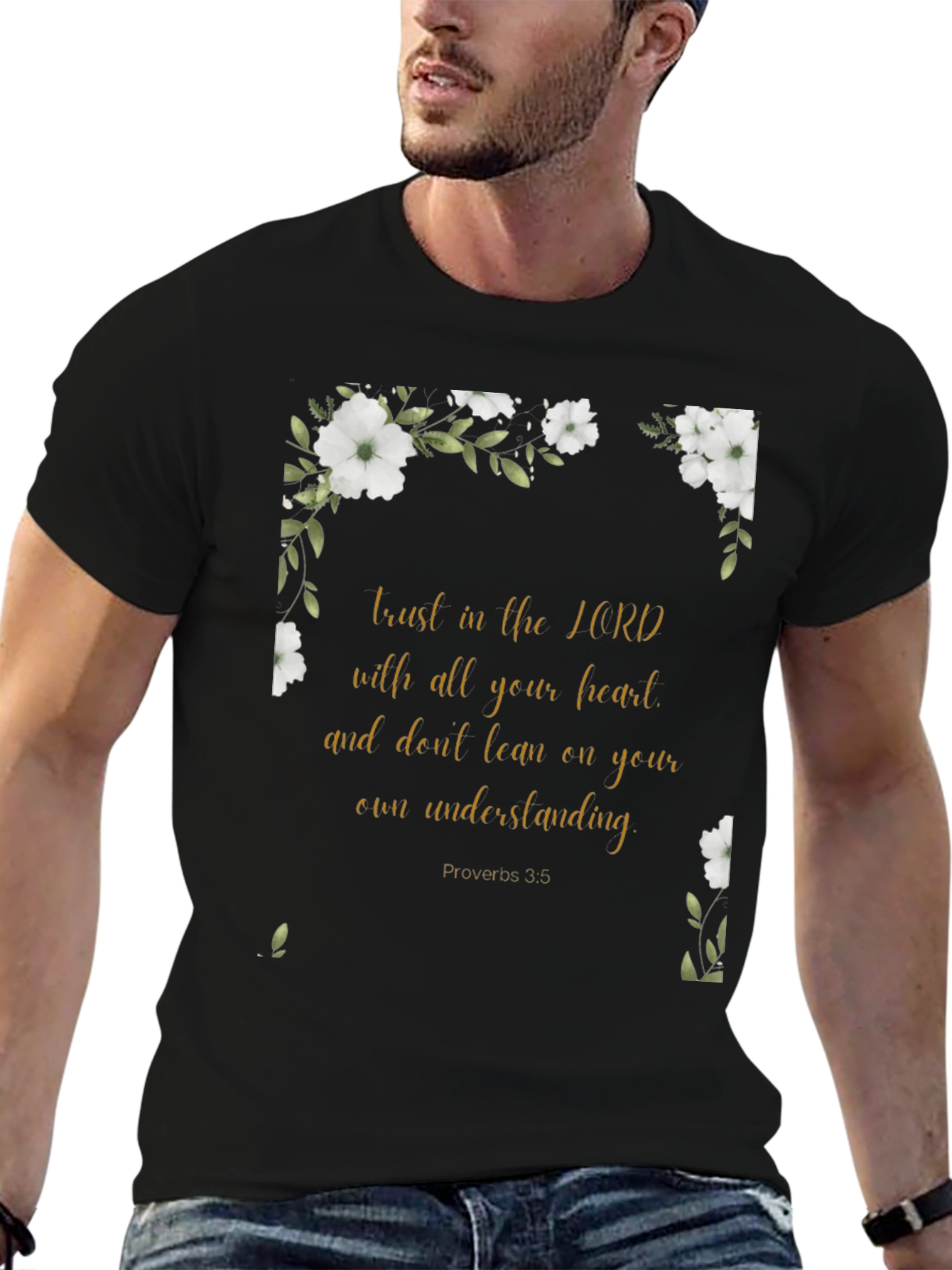 Faith-Inspired Floral T-Shirt