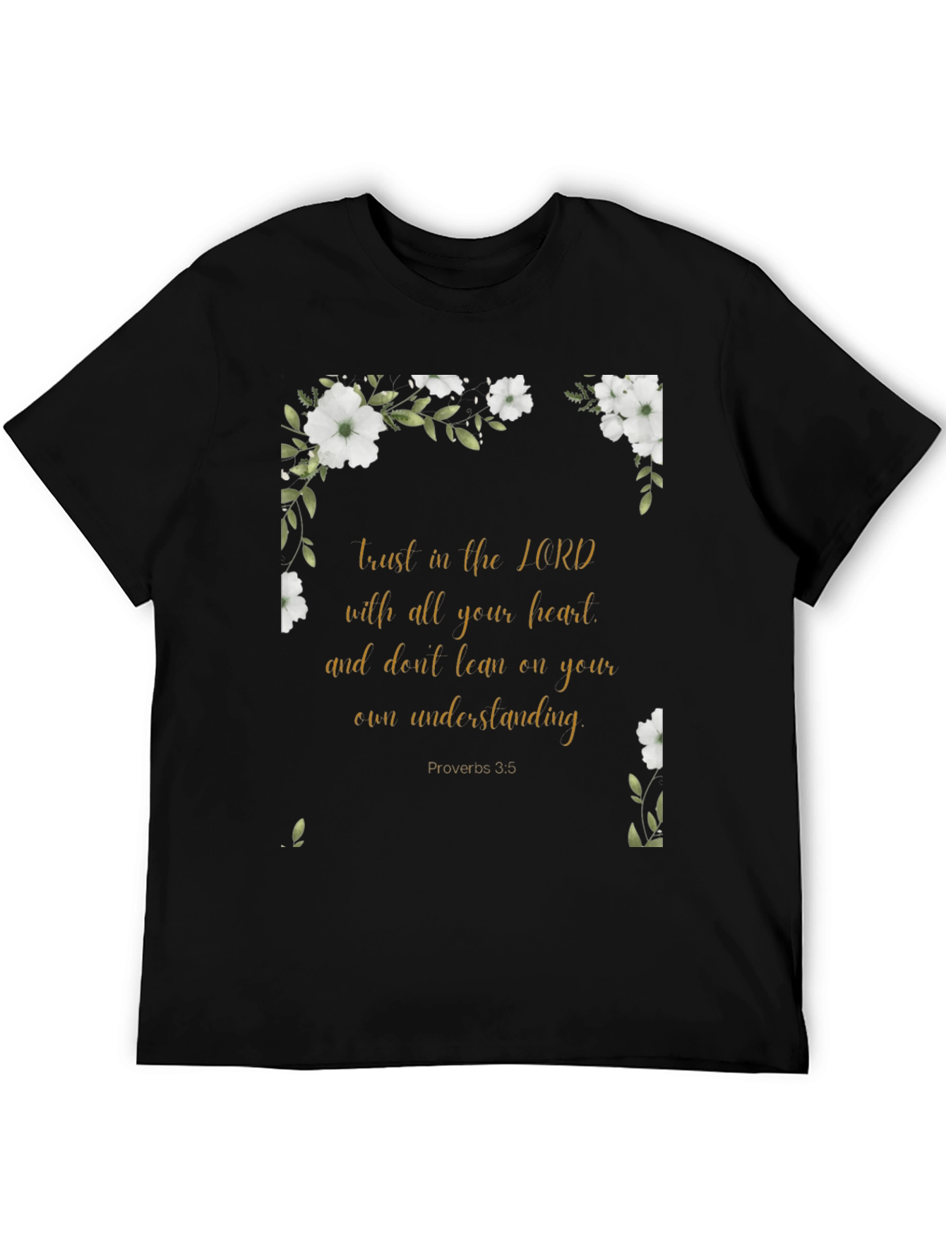 Faith-Inspired Floral T-Shirt