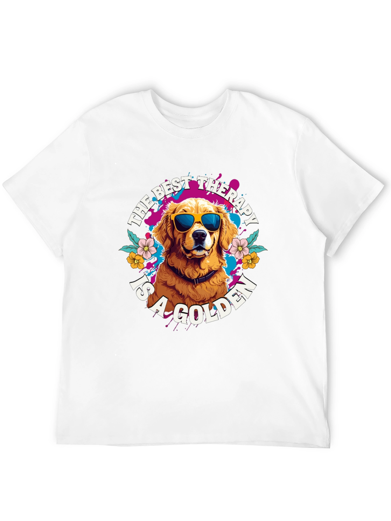 Golden Retriever Therapy T-Shirt