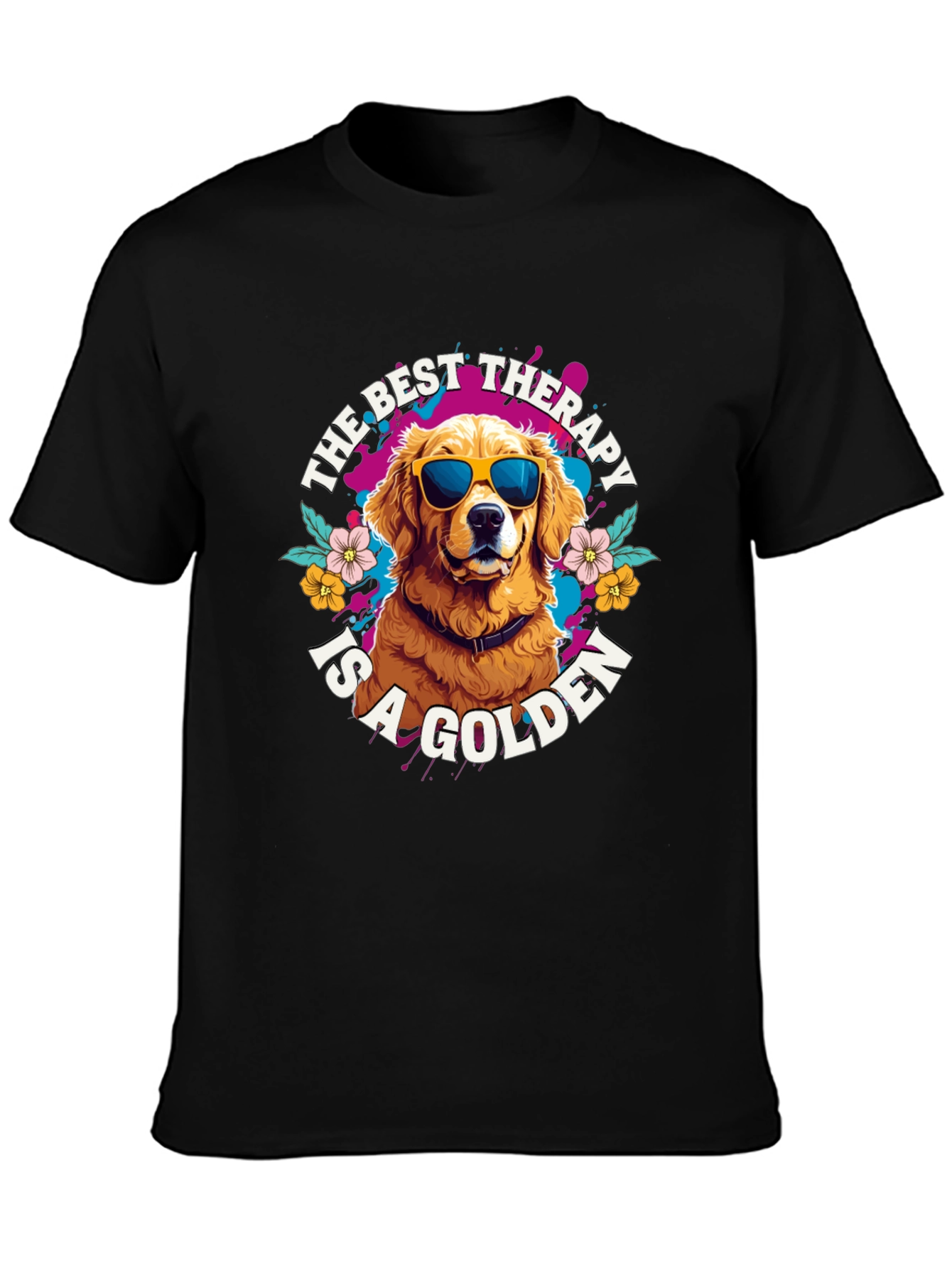 Golden Retriever Therapy T-Shirt