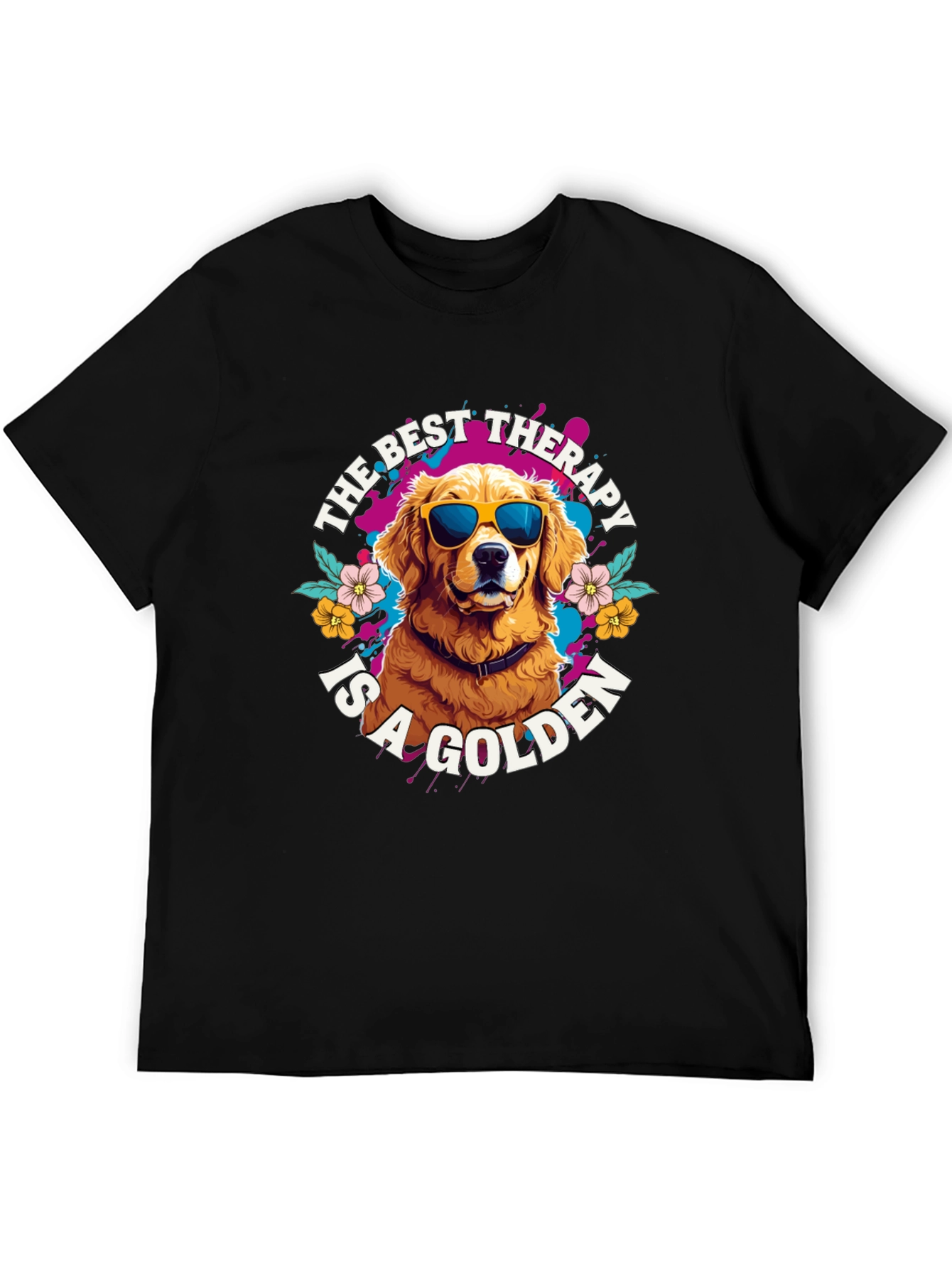 Golden Retriever Therapy T-Shirt