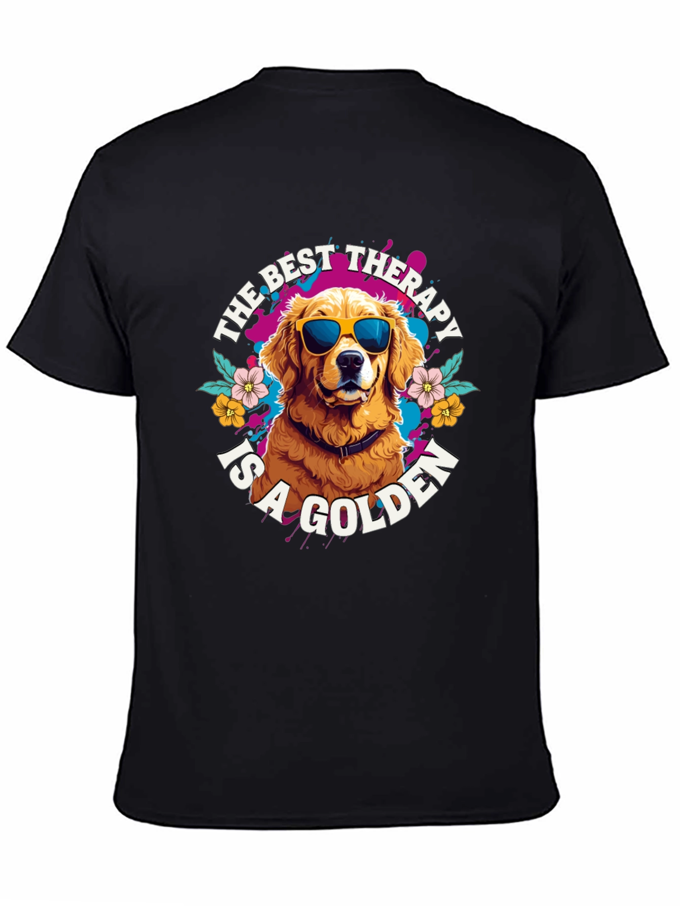 Golden Retriever Therapy T-Shirt