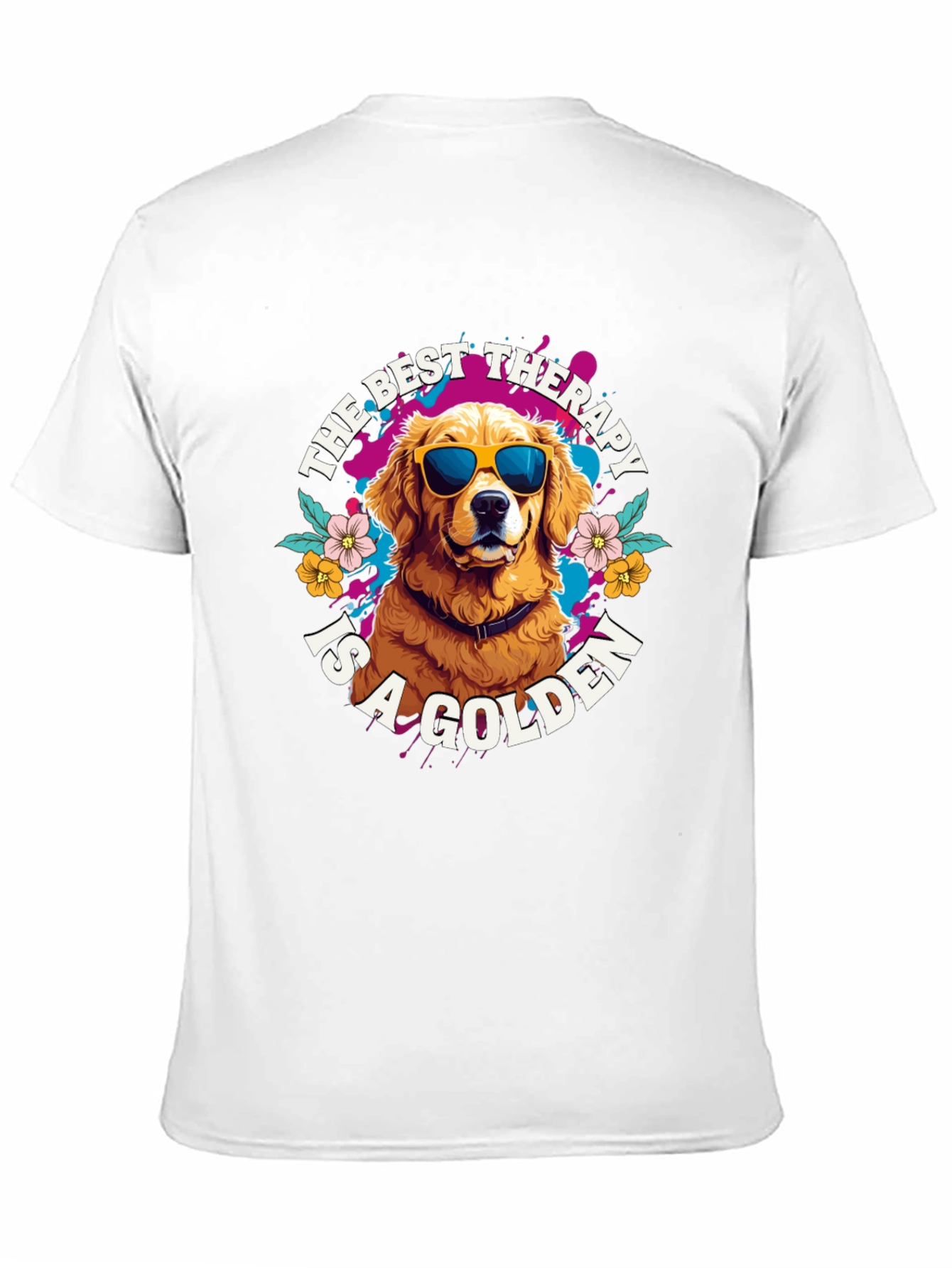 Golden Retriever Therapy T-Shirt