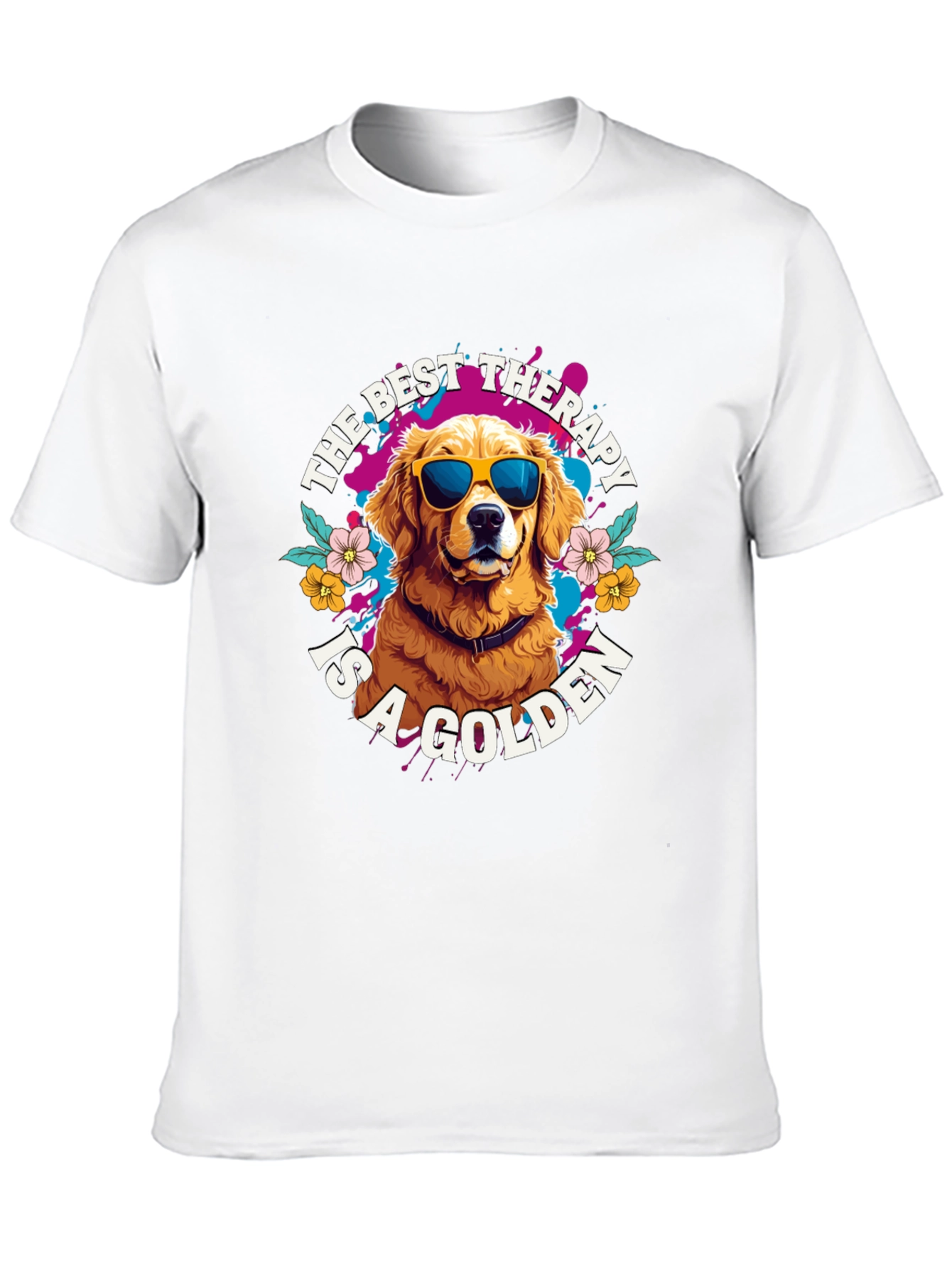 Golden Retriever Therapy T-Shirt