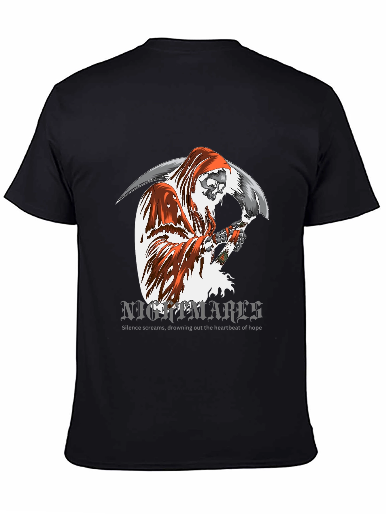 Grim Reaper Nightmare T-Shirt - Unisex Cotton Tee
