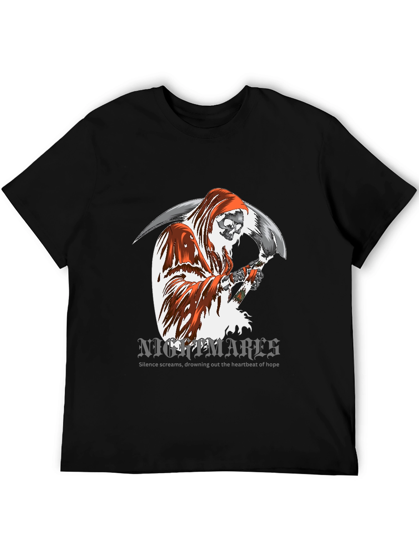 Grim Reaper Nightmare T-Shirt - Unisex Cotton Tee