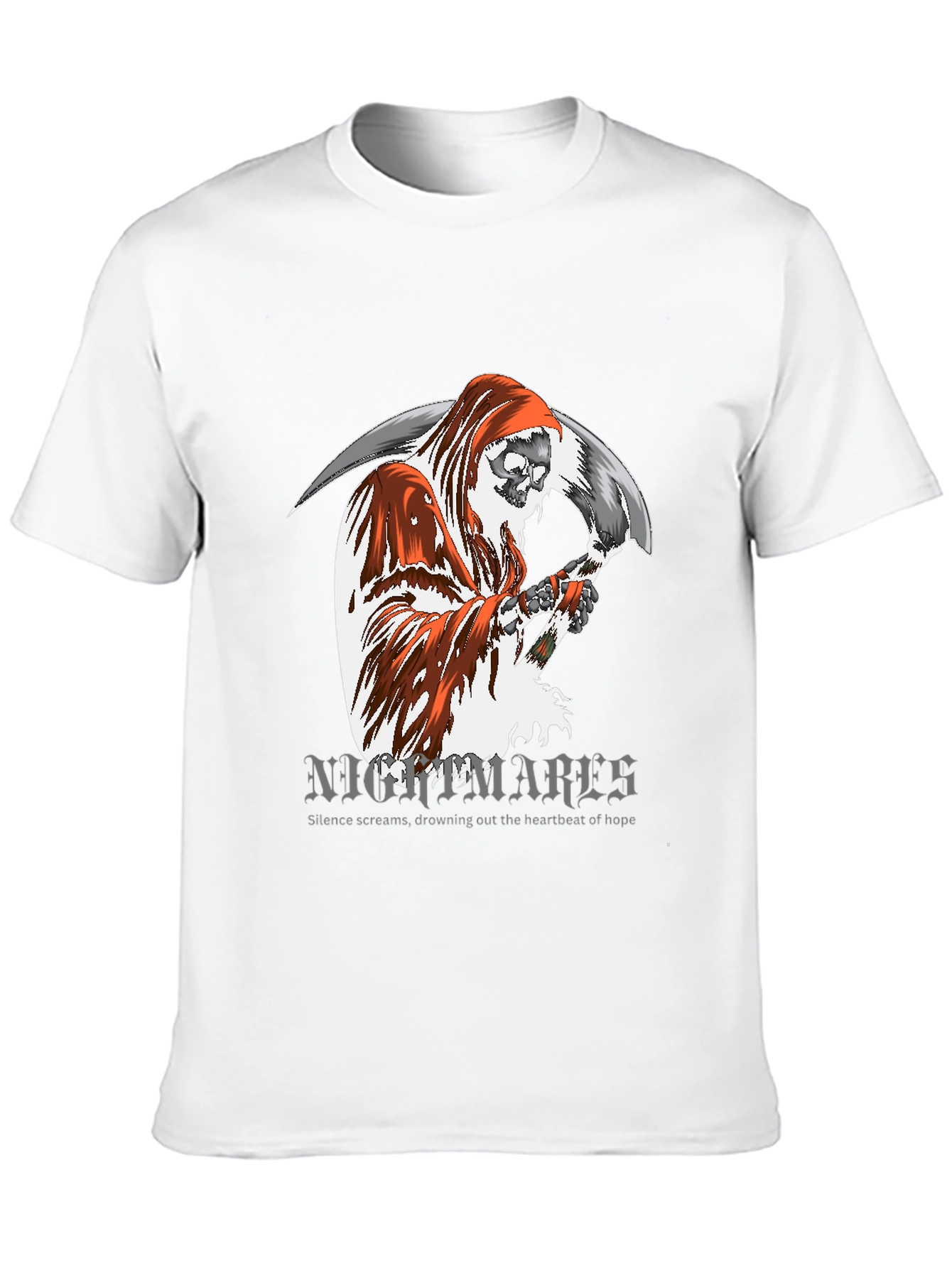 Grim Reaper Nightmare T-Shirt - Unisex Cotton Tee