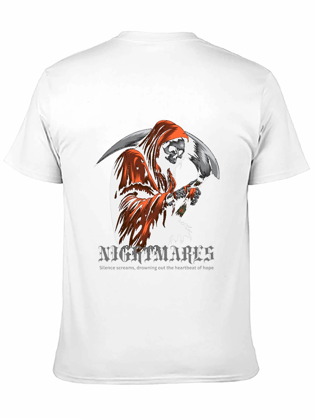 Grim Reaper Nightmare T-Shirt - Unisex Cotton Tee