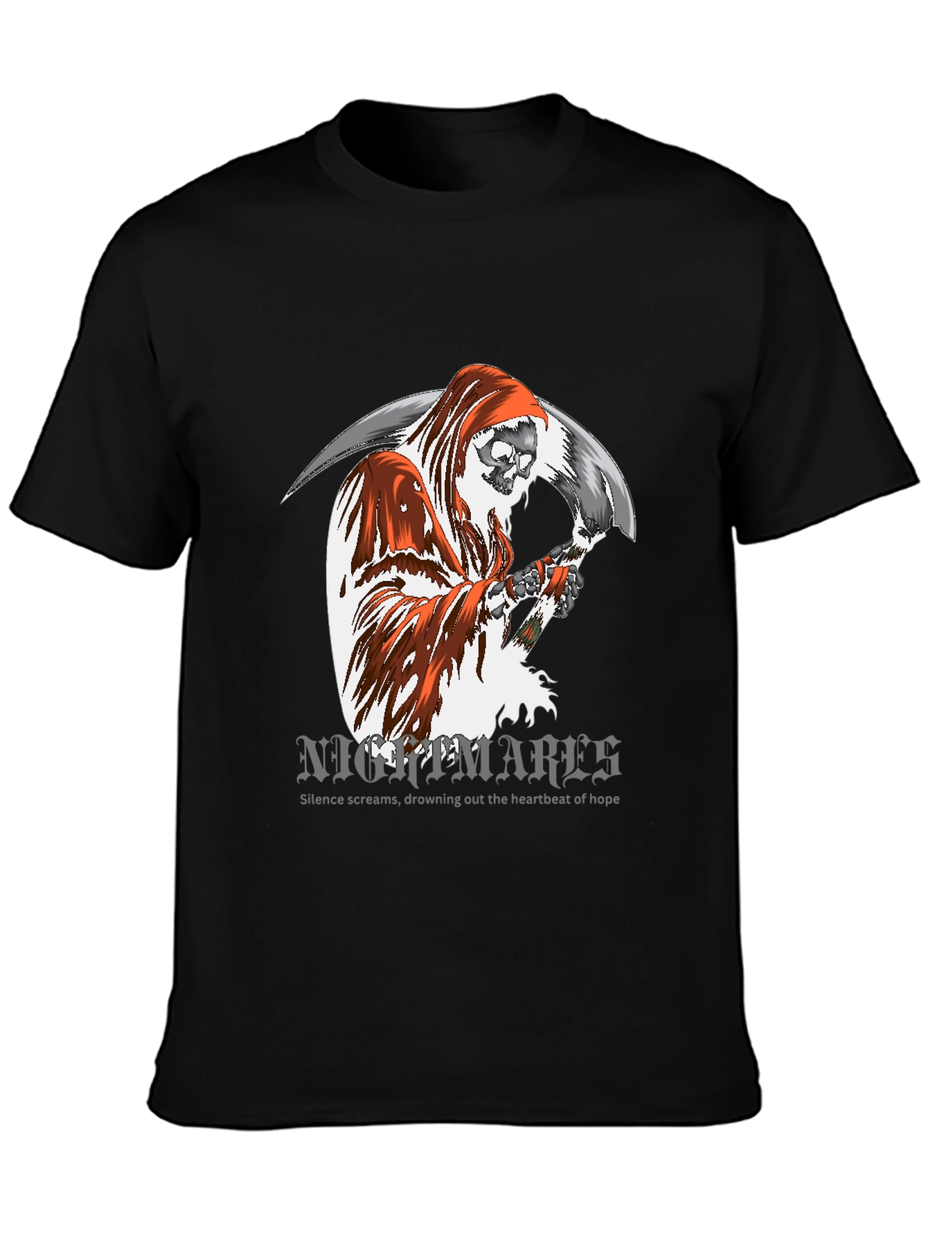 Grim Reaper Nightmare T-Shirt - Unisex Cotton Tee