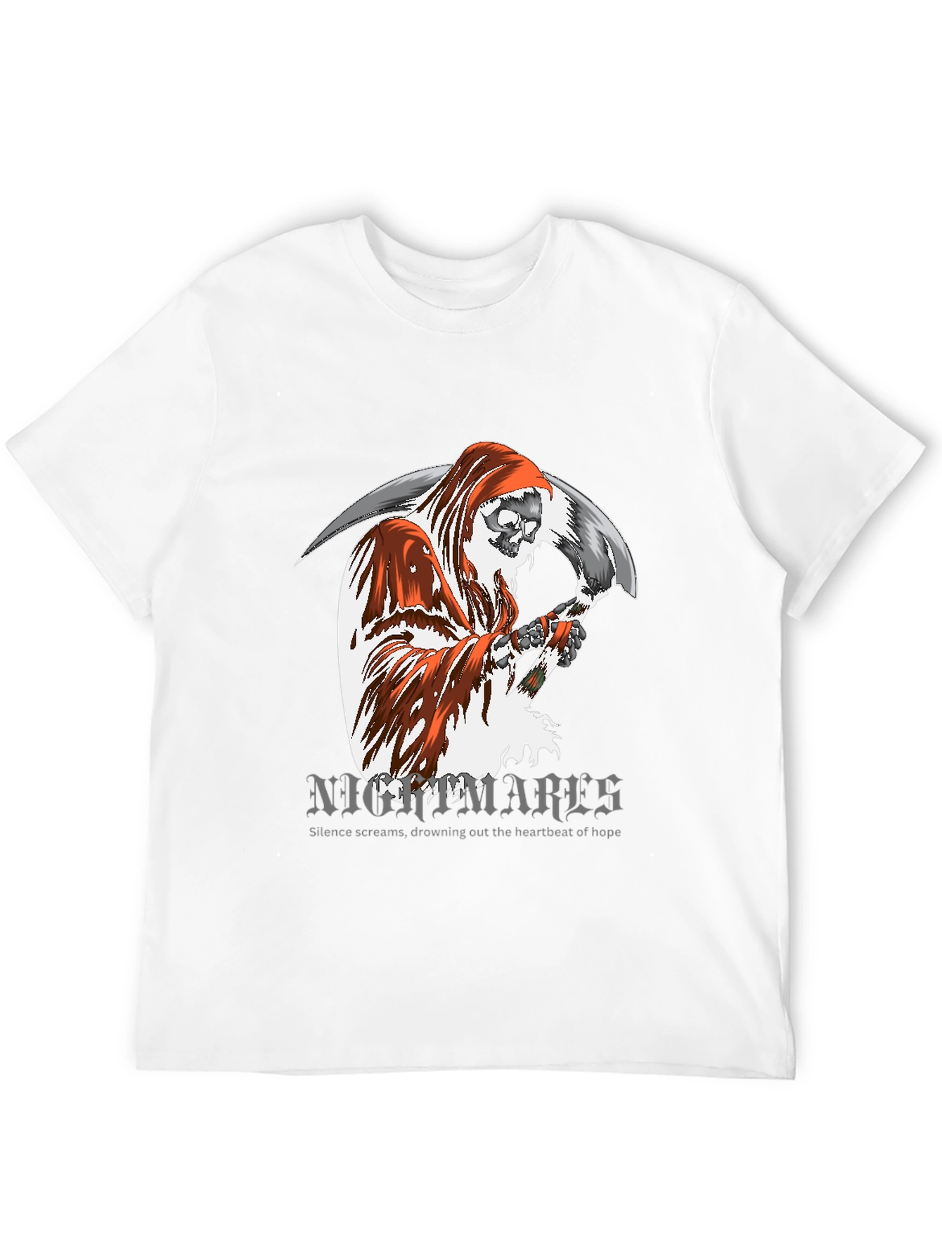 Grim Reaper Nightmare T-Shirt - Unisex Cotton Tee