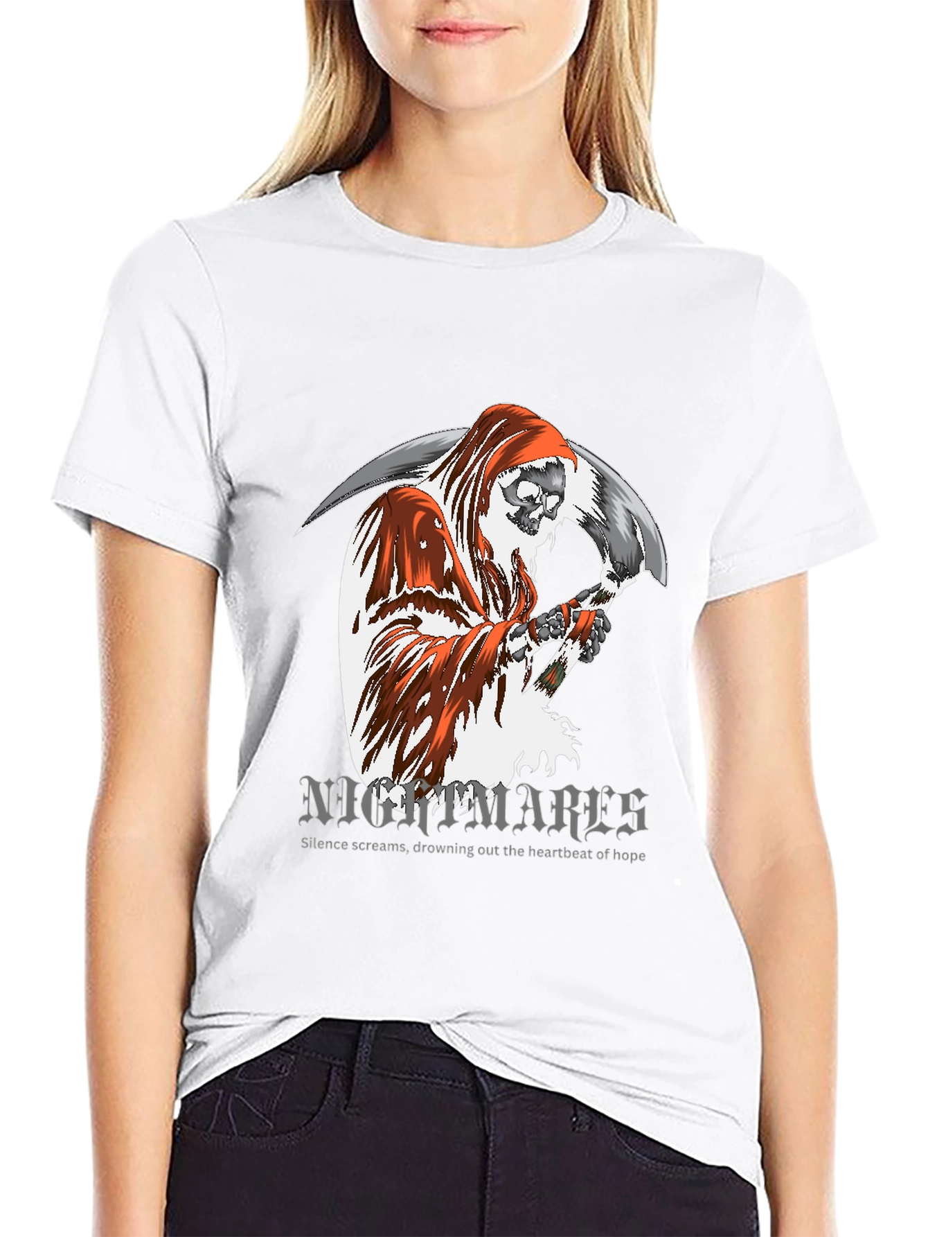 Grim Reaper Nightmare T-Shirt - Unisex Cotton Tee