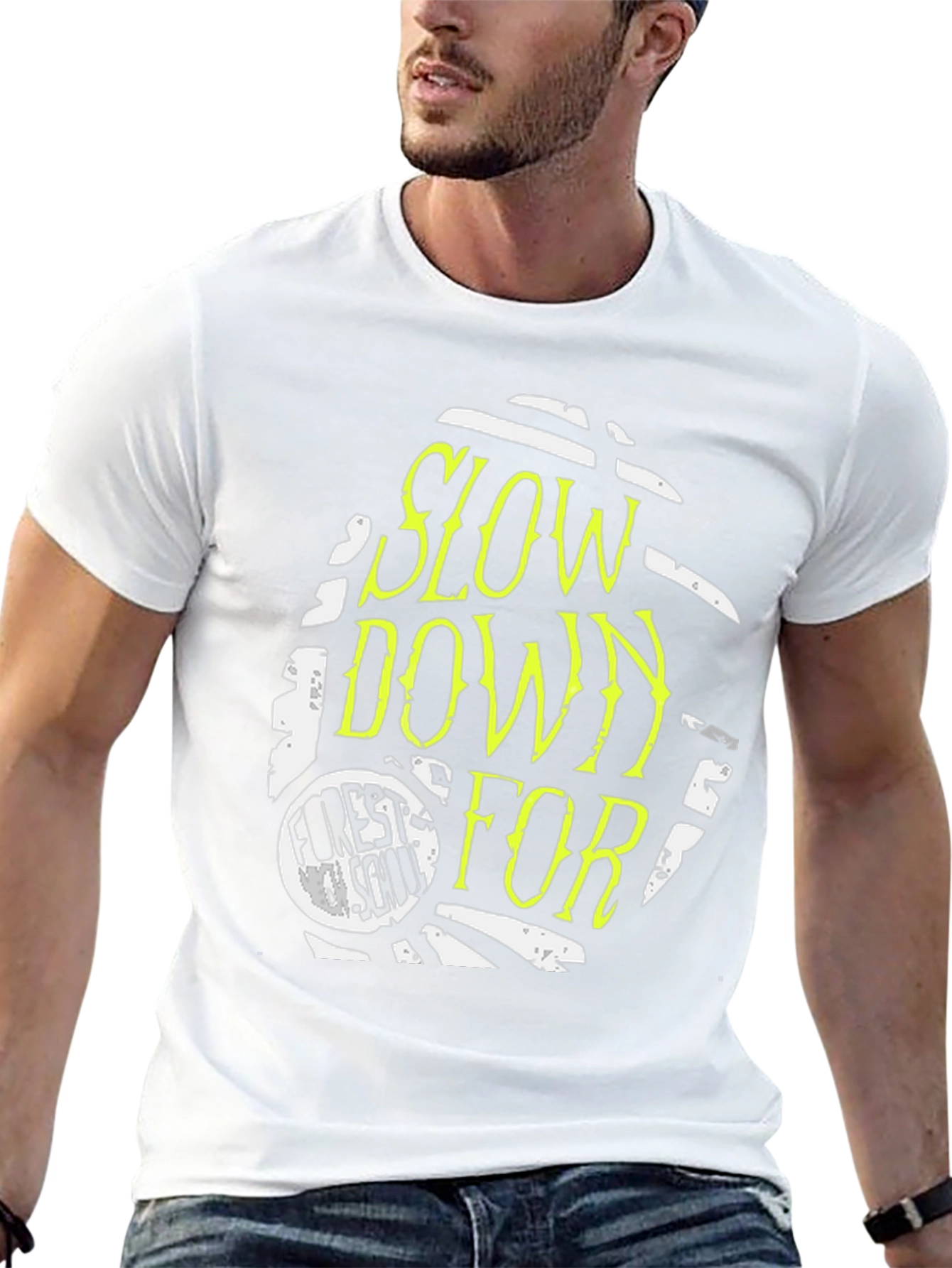 Slow Down for Forest School Black T-Shirt