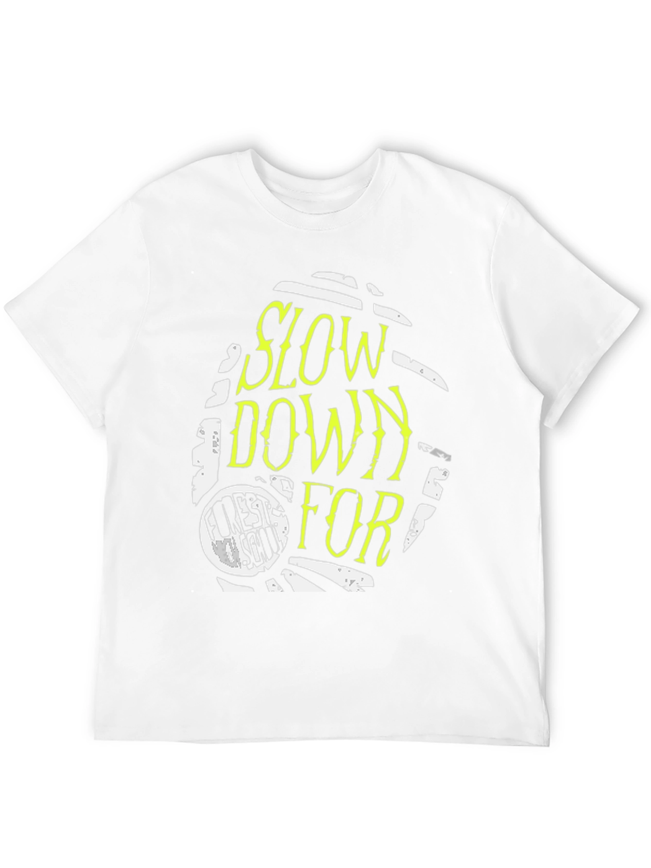 Slow Down for Forest School Black T-Shirt