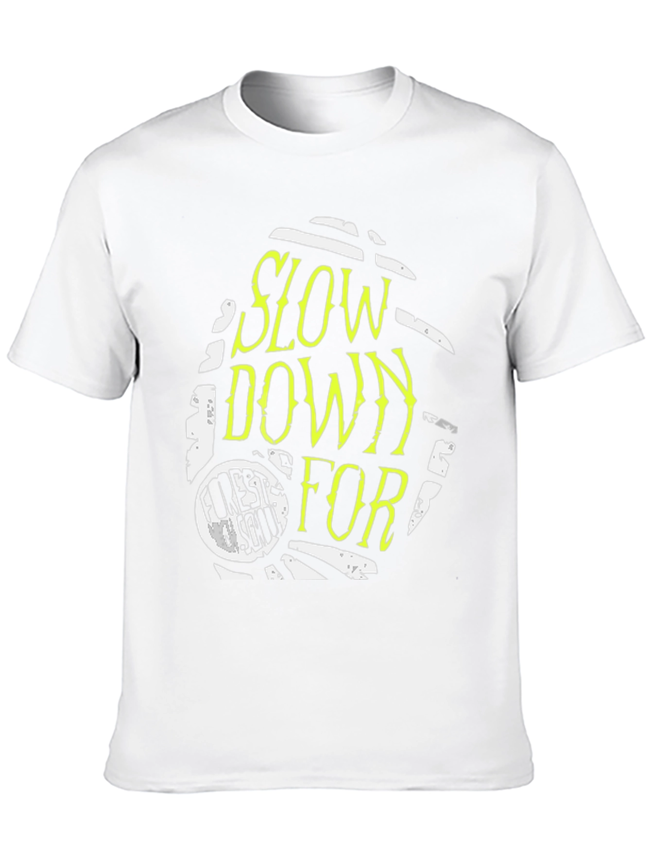 Slow Down for Forest School Black T-Shirt