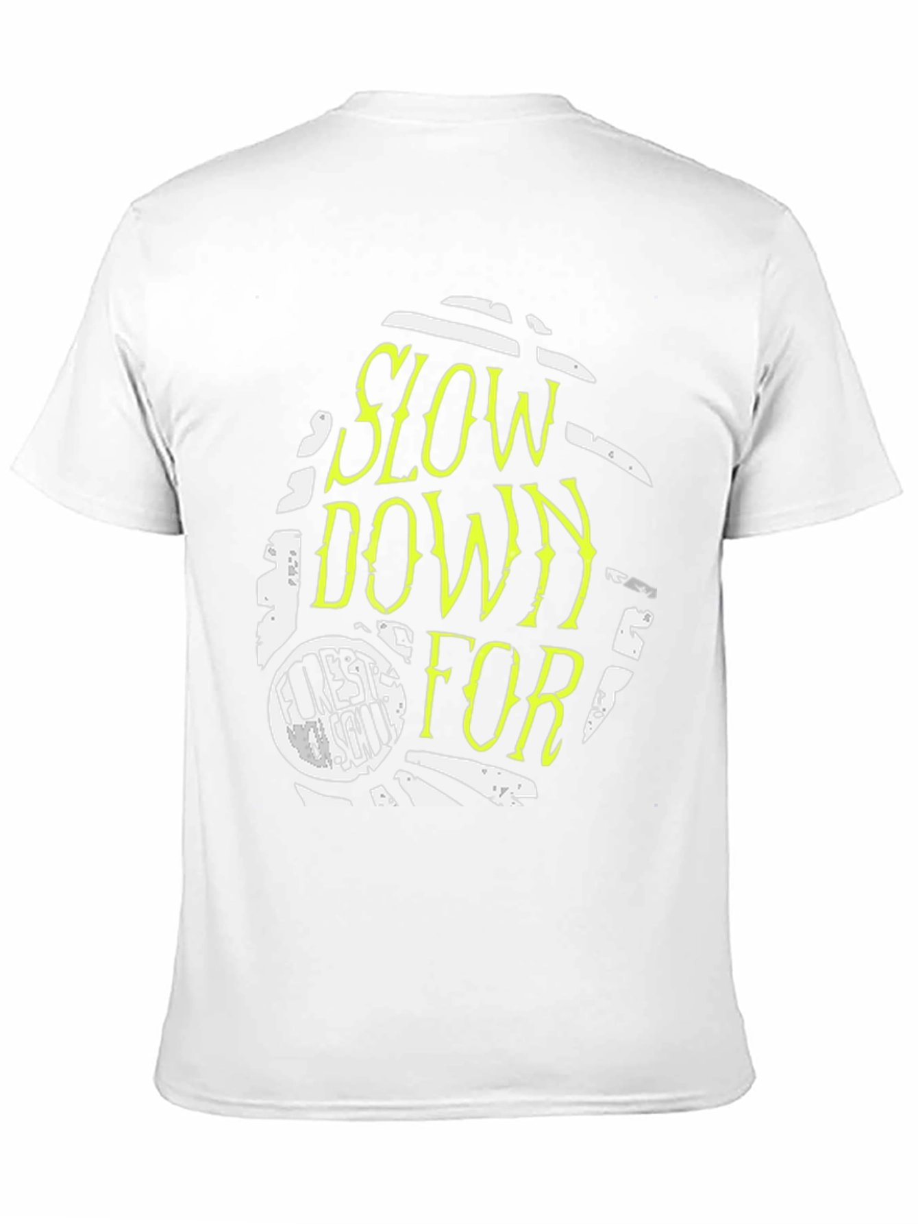 Slow Down for Forest School Black T-Shirt