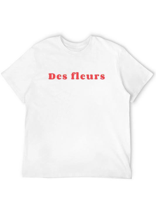 Des Fleurs Graphic T-Shirt - French Inspired Fashion
