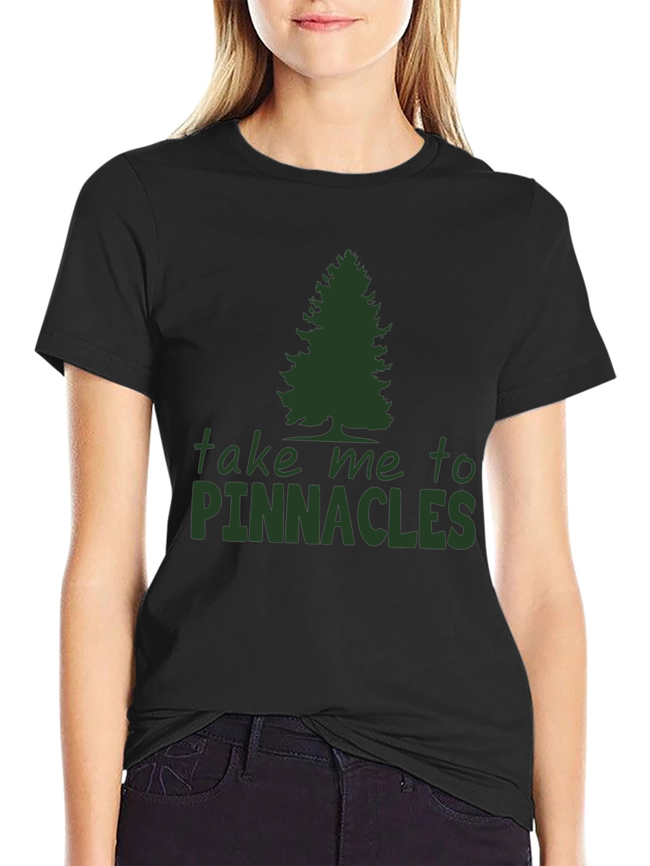 Pinnacles Graphic Tee - Nature Lovers Black T-Shirt