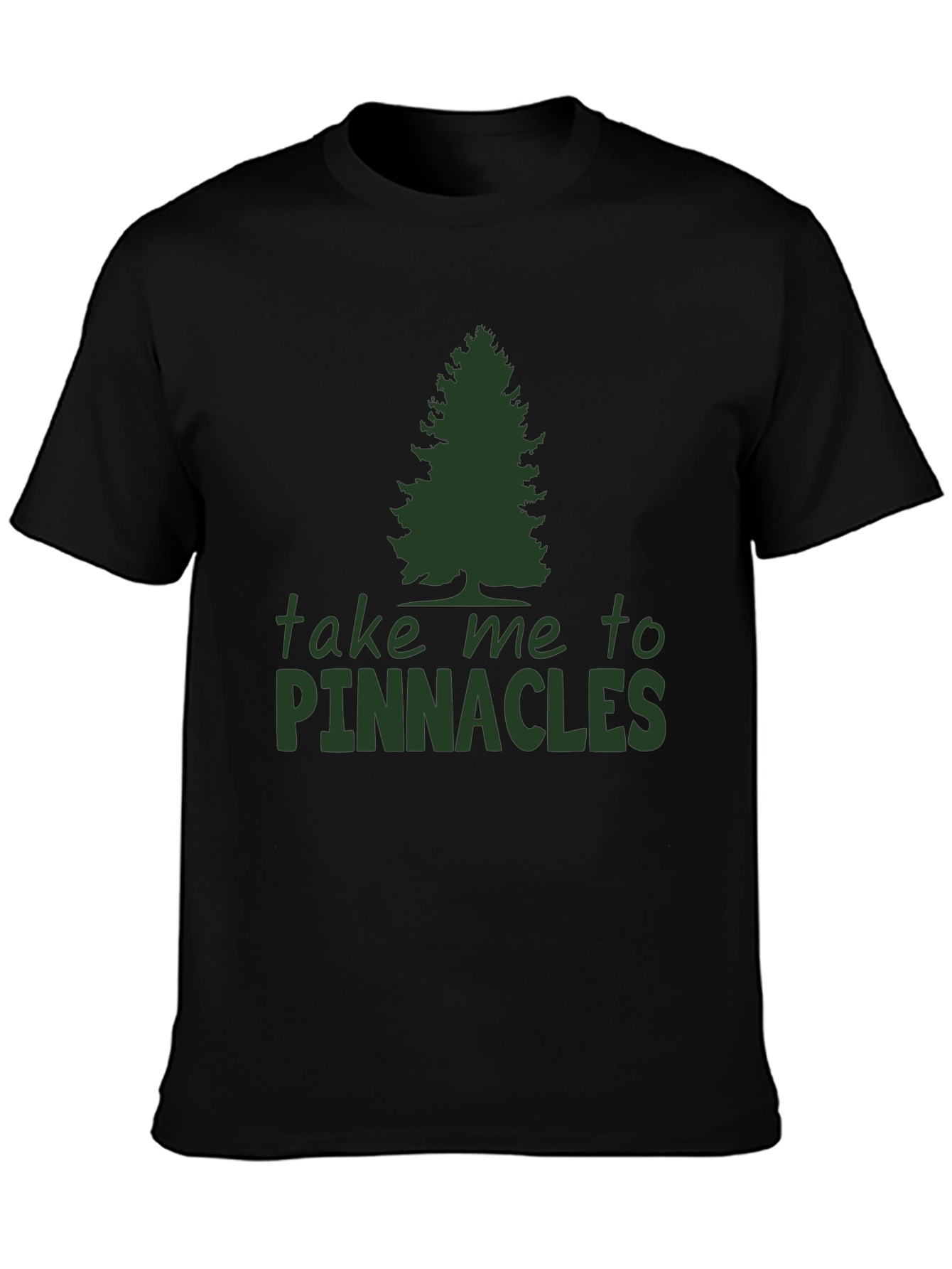 Pinnacles Graphic Tee - Nature Lovers Black T-Shirt