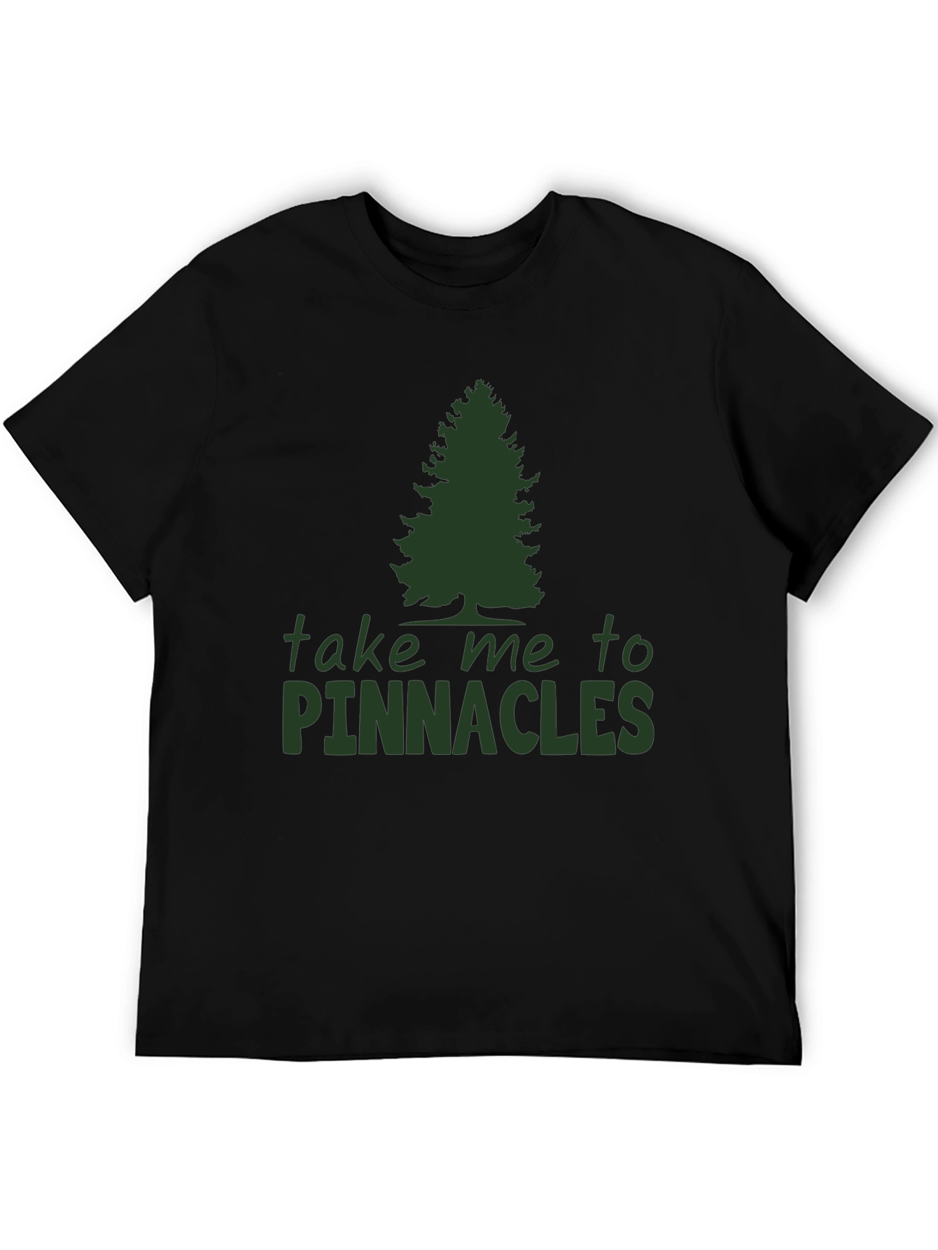Pinnacles Graphic Tee - Nature Lovers Black T-Shirt