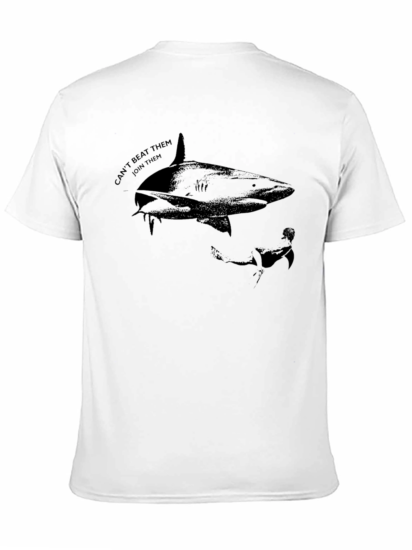 Shark Graphic Black T-Shirt