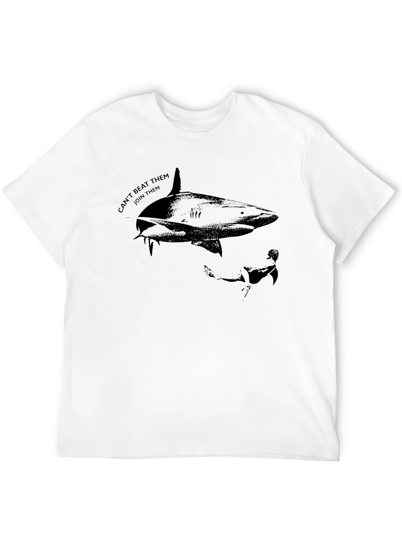 Shark Graphic Black T-Shirt
