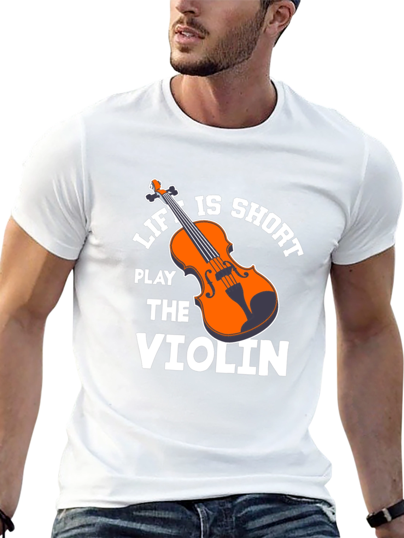 Life is Short Play the Violin T-Shirt