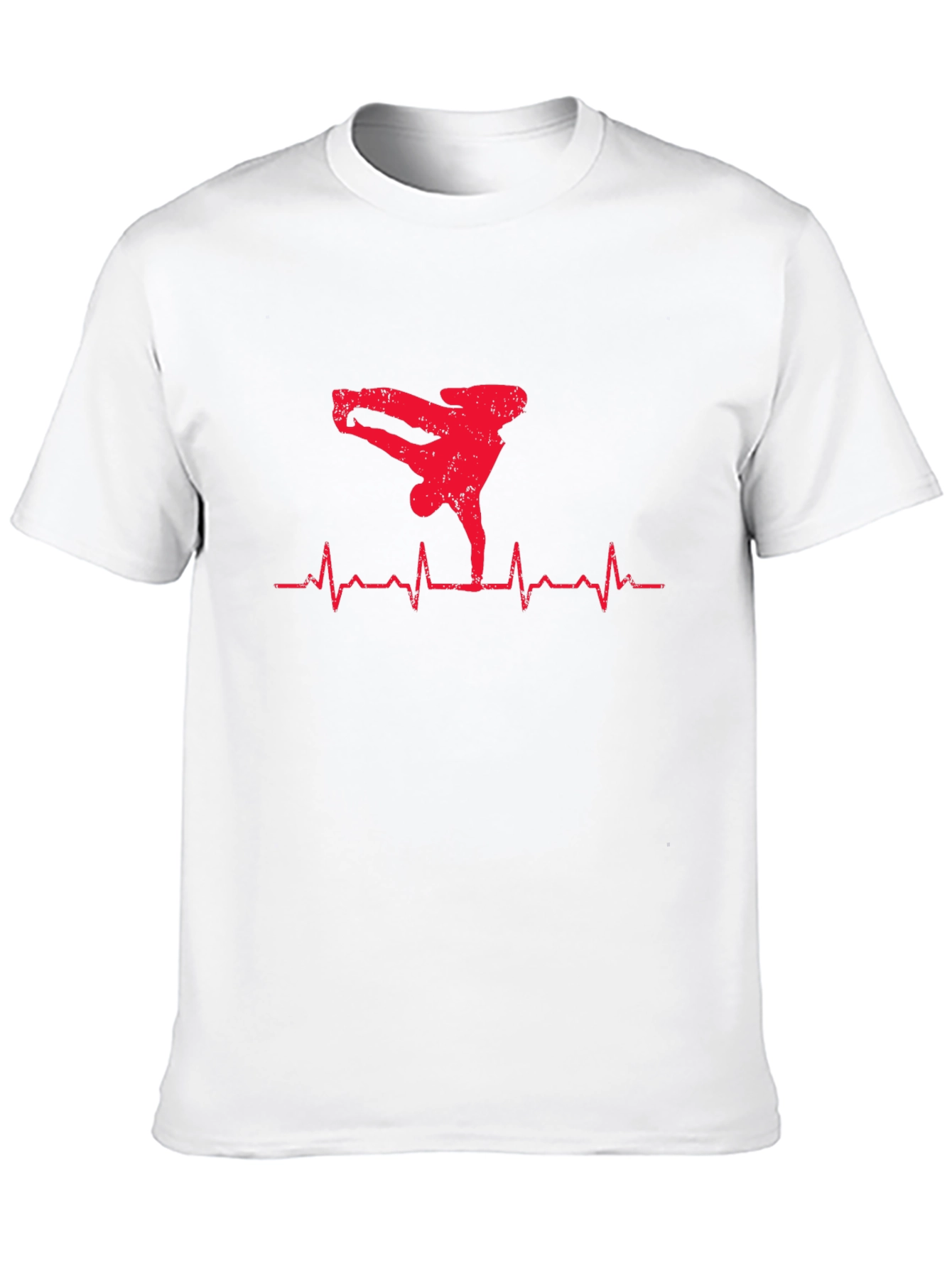 Breakdance Heartbeat T-Shirt - Black