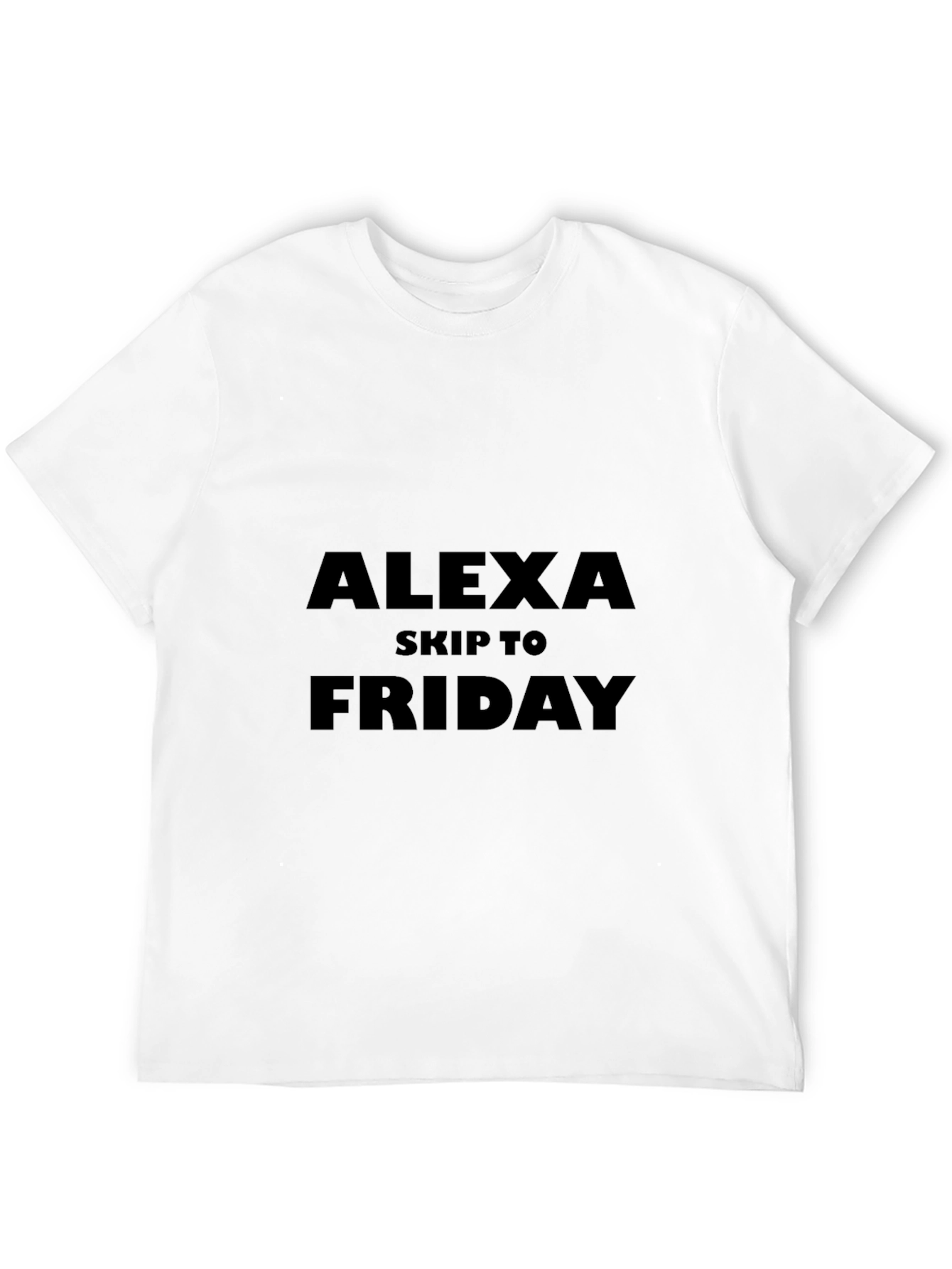 Alexa Skip to Friday Black T-Shirt