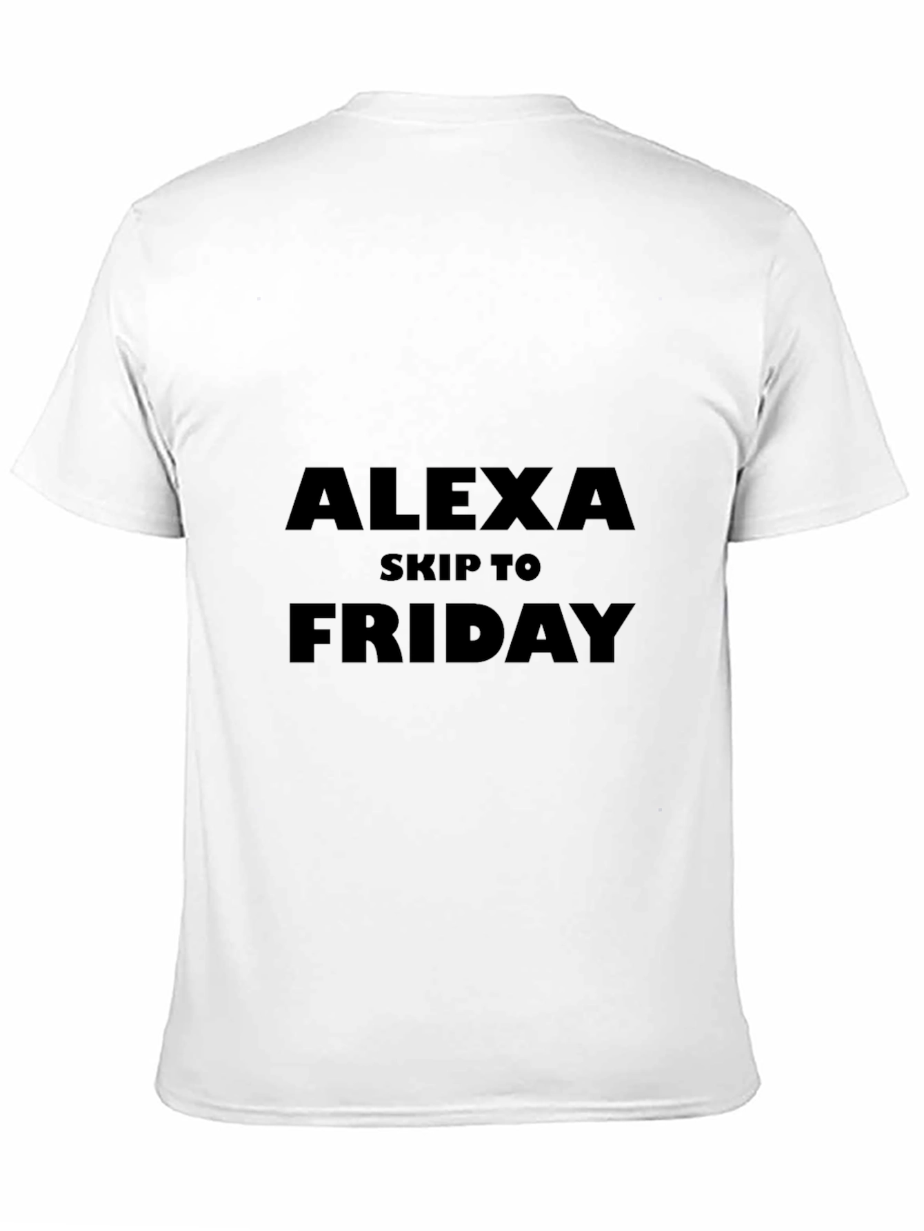 Alexa Skip to Friday Black T-Shirt