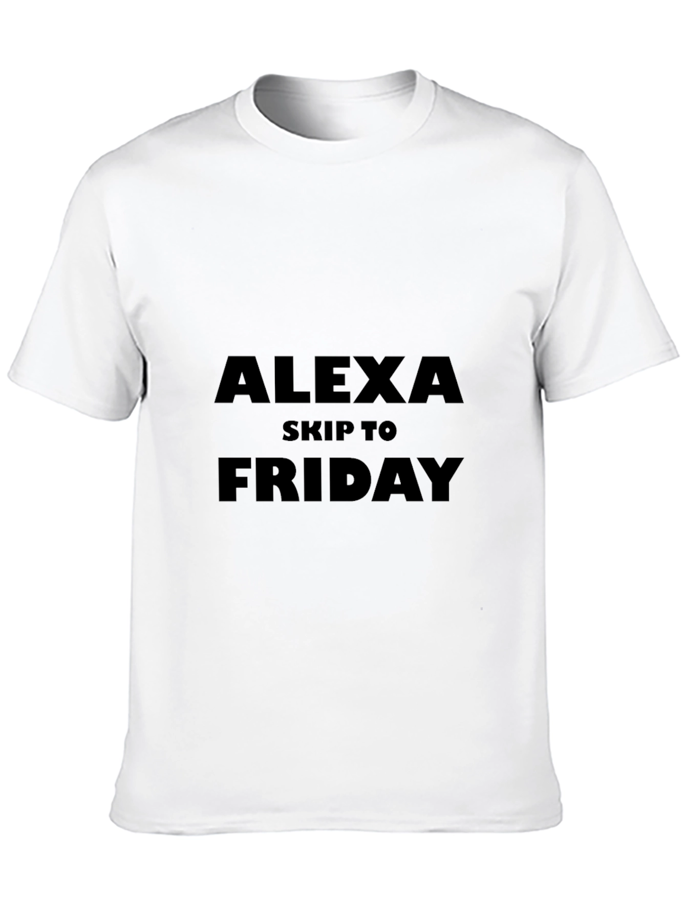 Alexa Skip to Friday Black T-Shirt