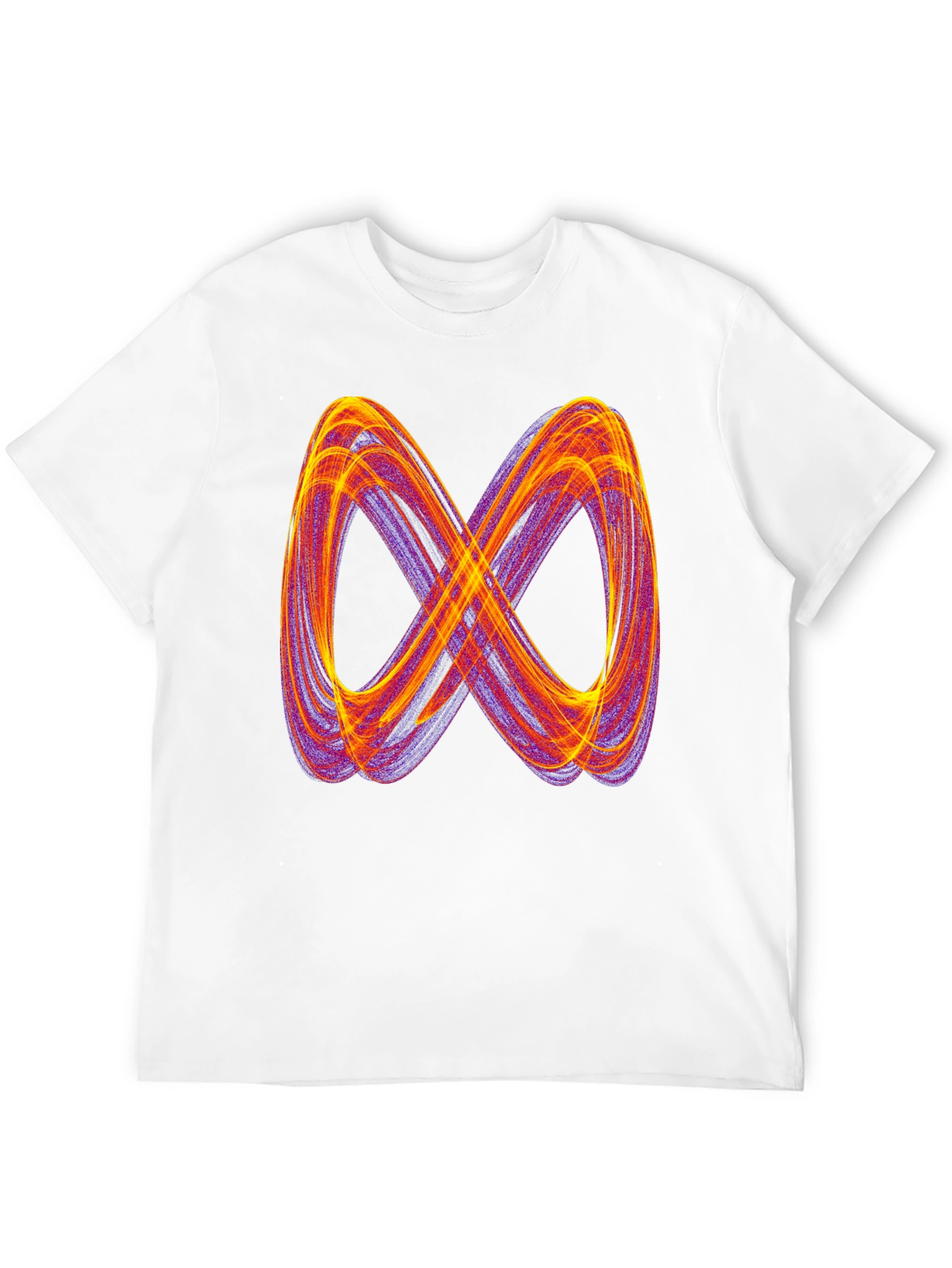 Infinity Symbol Graphic Tee - Black Cotton Blend Shirt