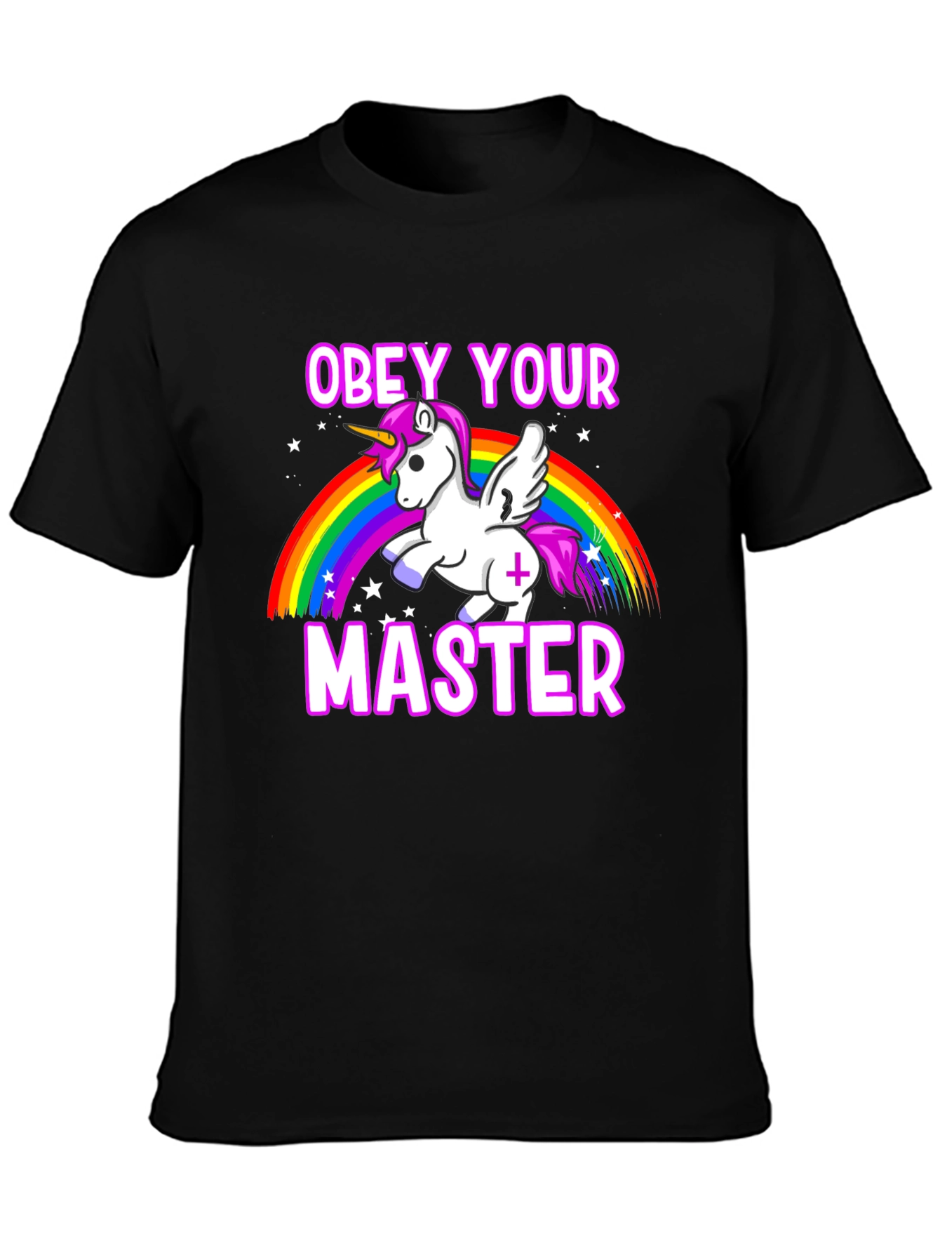 Obey Your Master Unicorn Graphic T-Shirt