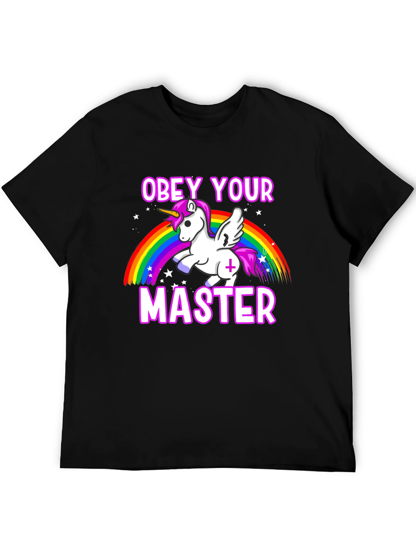 Obey Your Master Unicorn Graphic T-Shirt
