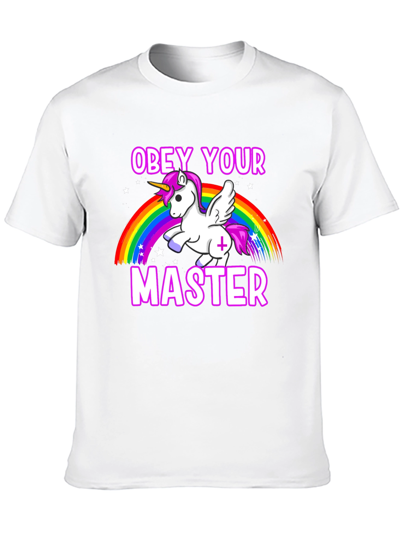 Obey Your Master Unicorn Graphic T-Shirt