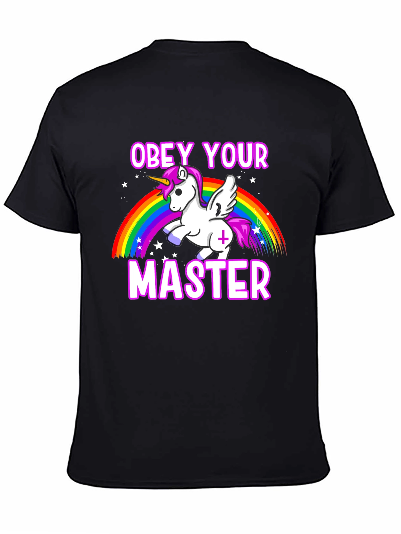 Obey Your Master Unicorn Graphic T-Shirt