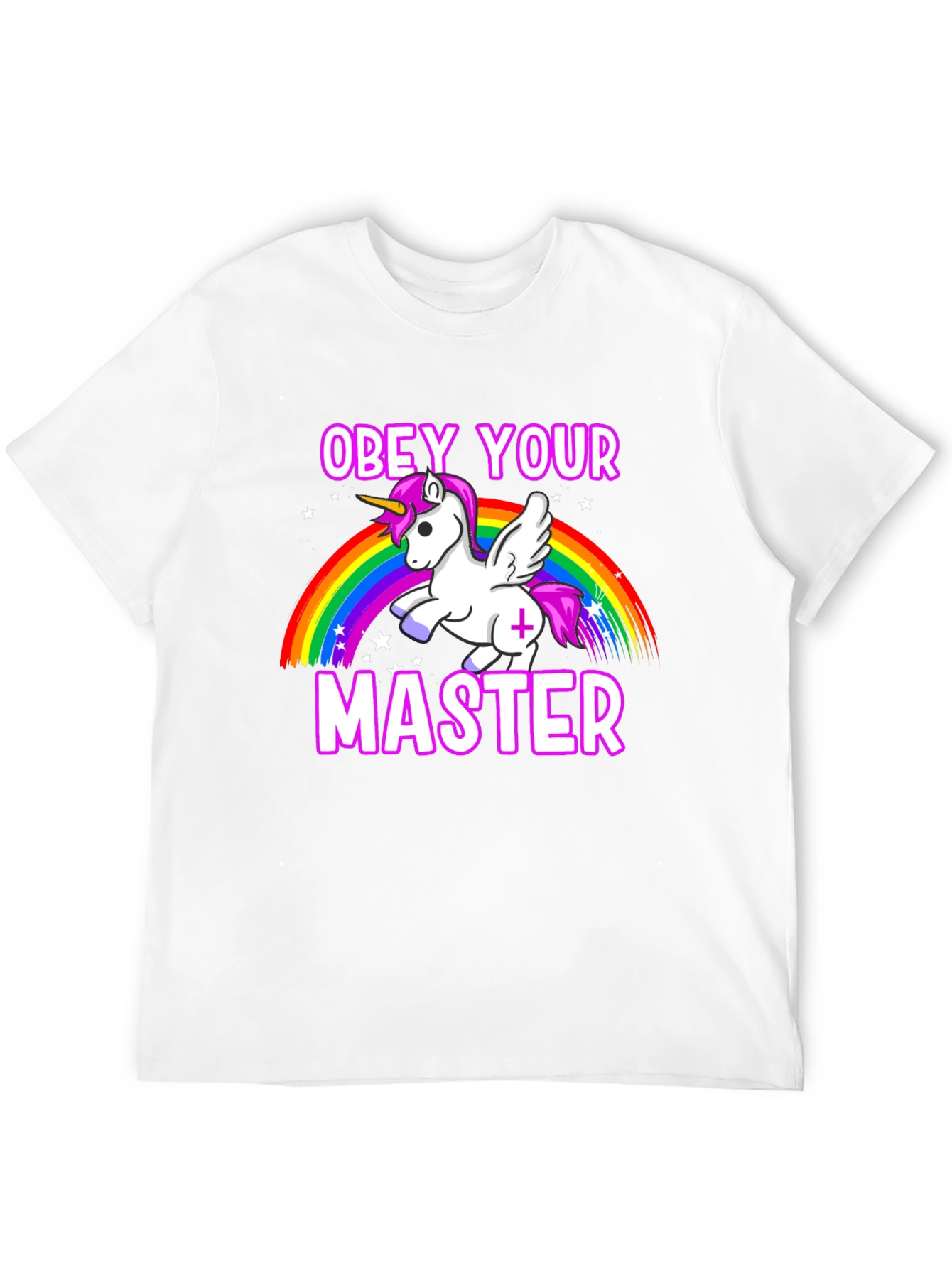 Obey Your Master Unicorn Graphic T-Shirt
