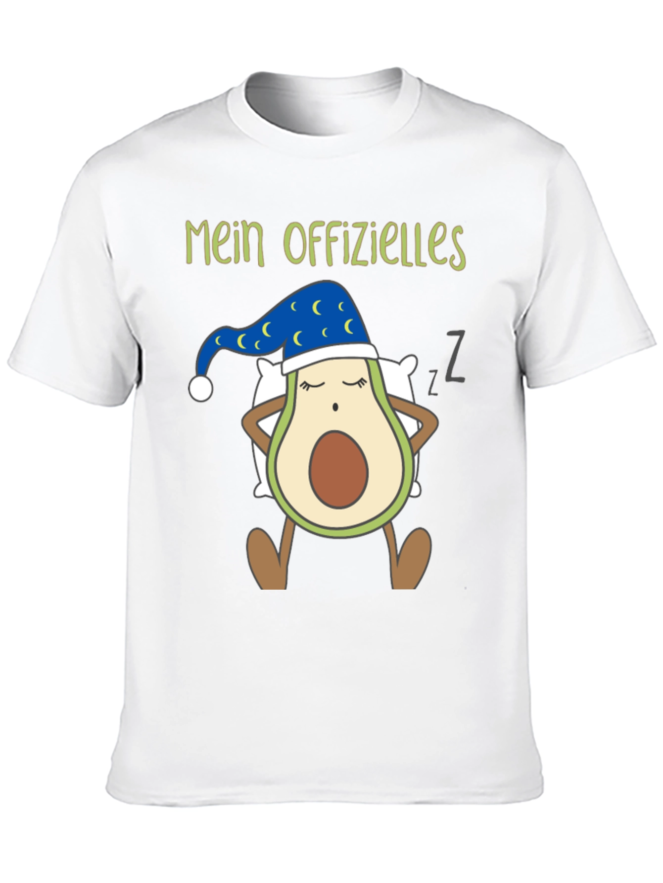 Funny Sleeping Avocado T-Shirt - Mein Offizielles