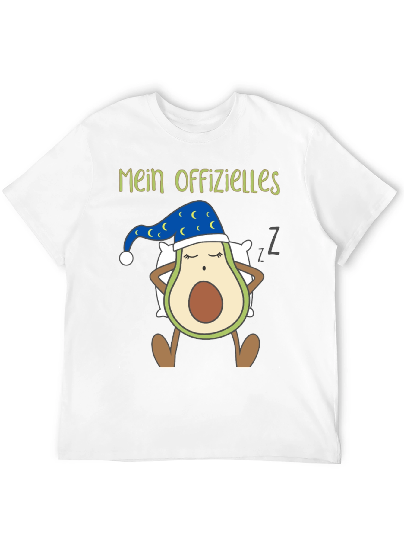 Funny Sleeping Avocado T-Shirt - Mein Offizielles