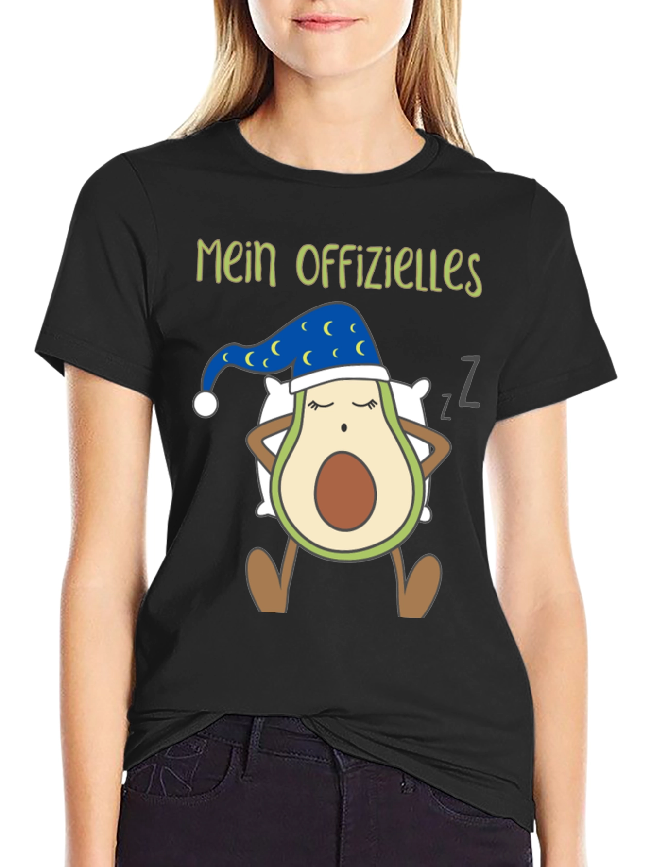 Funny Sleeping Avocado T-Shirt - Mein Offizielles