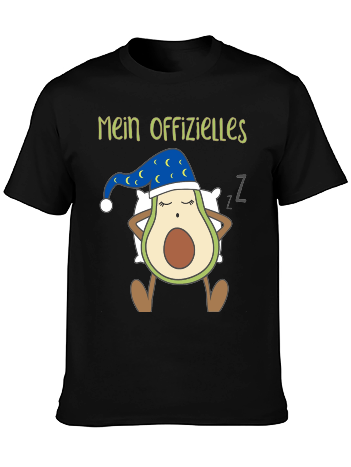 Funny Sleeping Avocado T-Shirt - Mein Offizielles