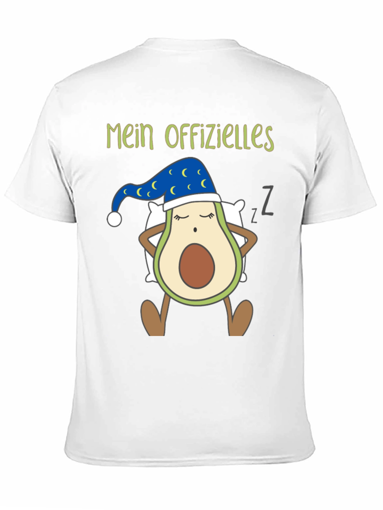 Funny Sleeping Avocado T-Shirt - Mein Offizielles