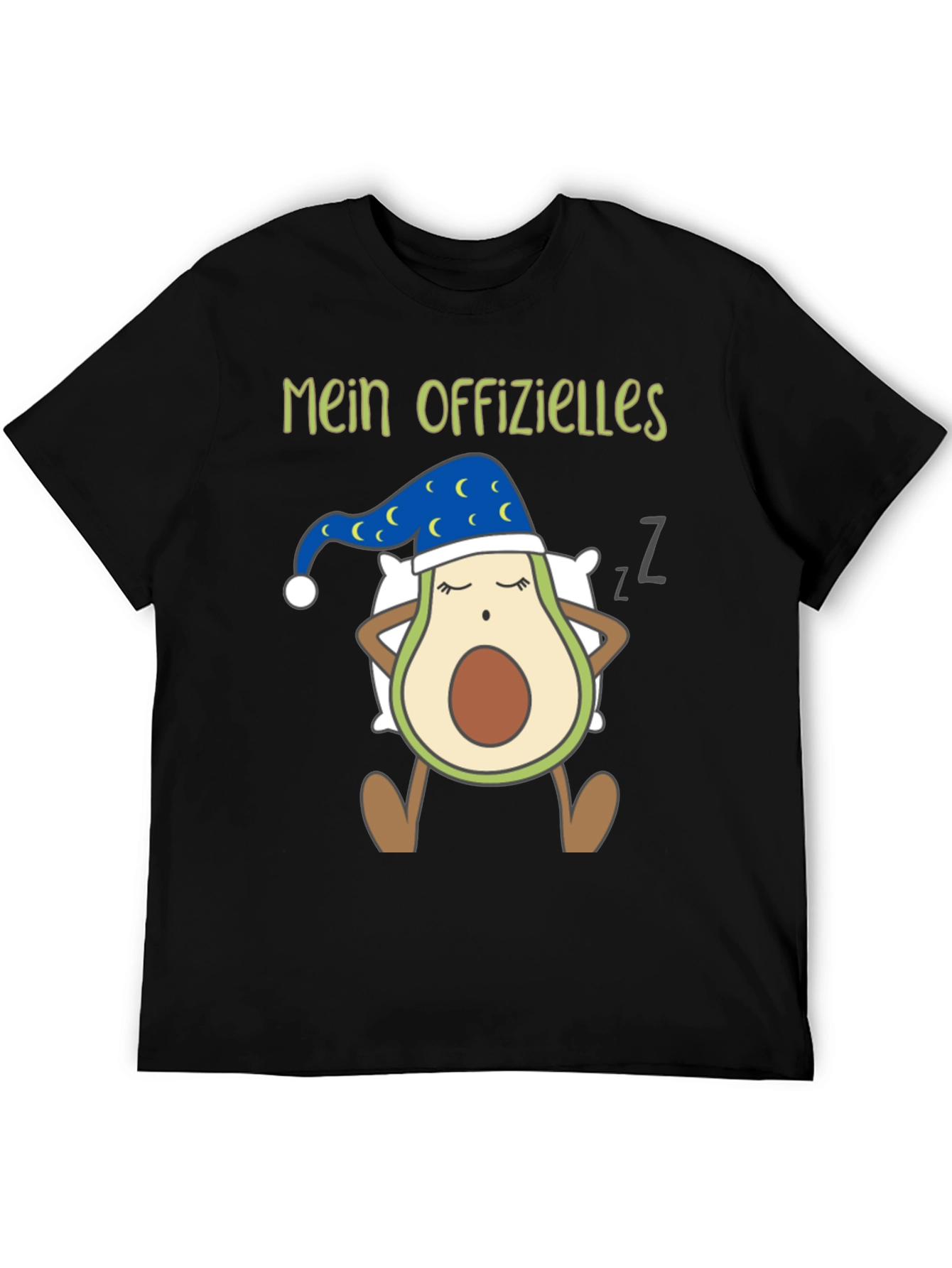 Funny Sleeping Avocado T-Shirt - Mein Offizielles