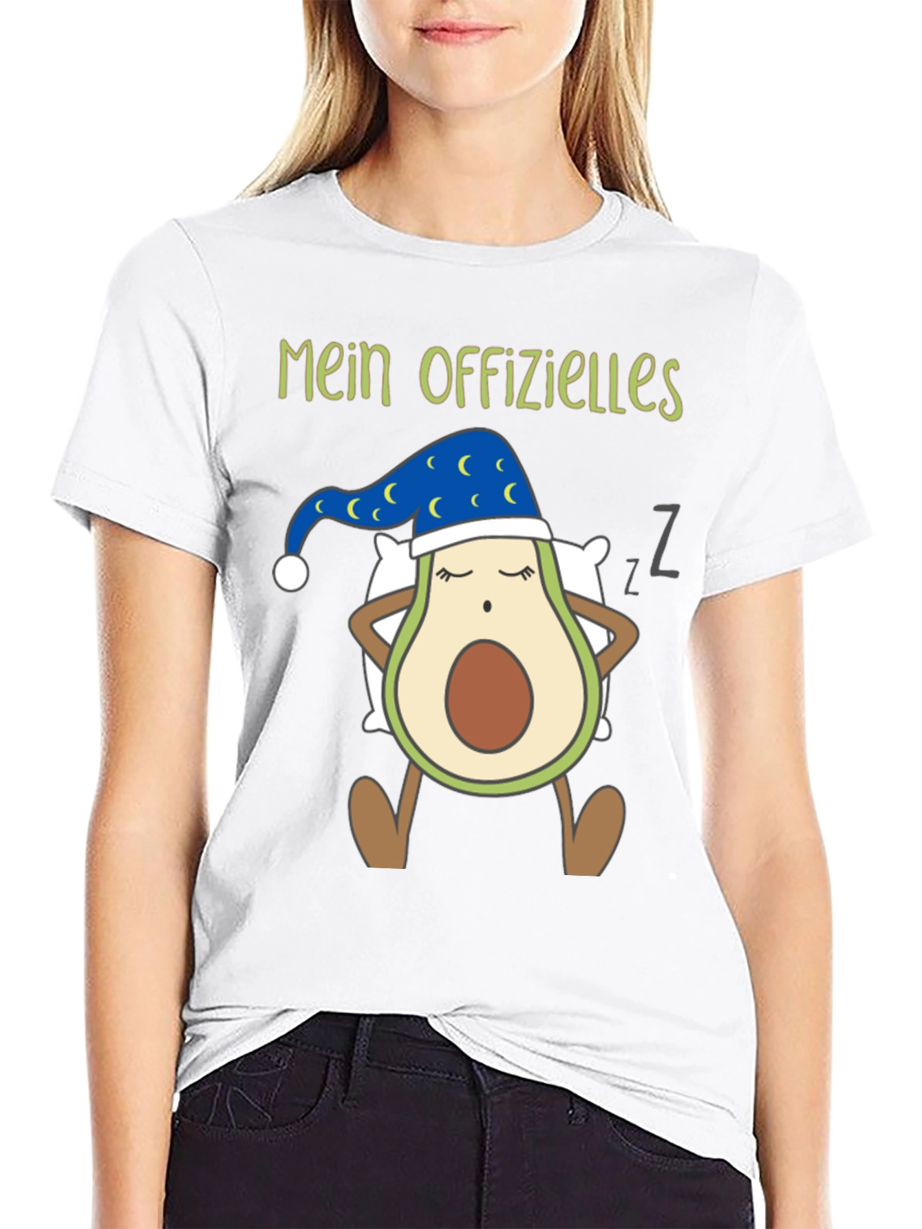 Funny Sleeping Avocado T-Shirt - Mein Offizielles