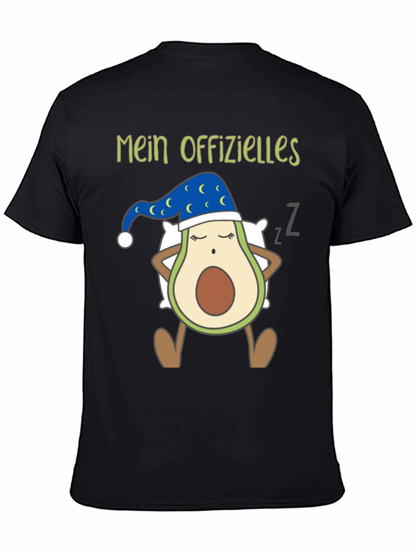 Funny Sleeping Avocado T-Shirt - Mein Offizielles