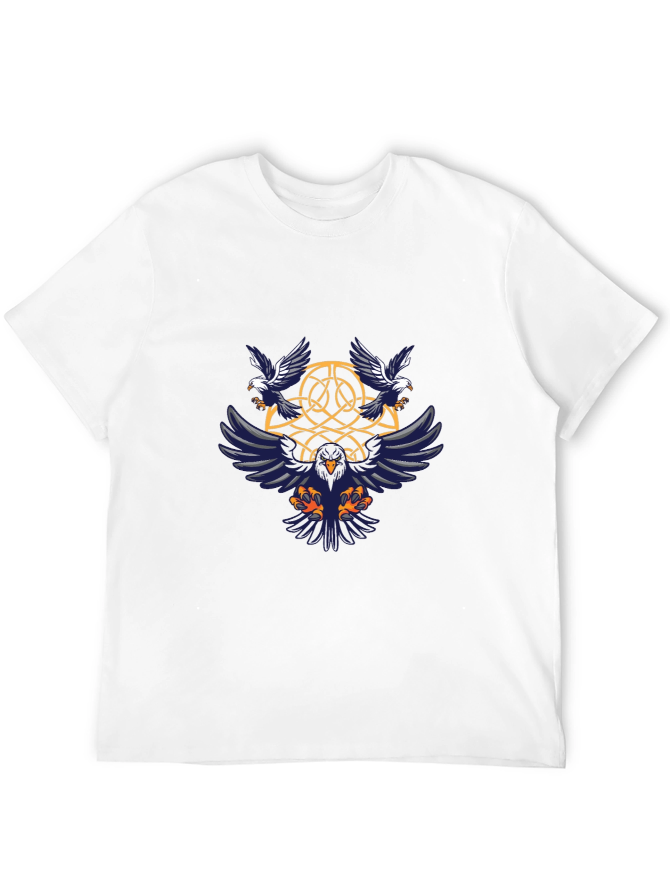 Eagle Celtic Knot Graphic Tee - Black