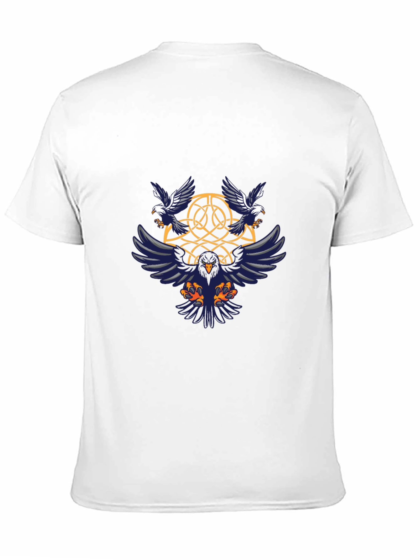 Eagle Celtic Knot Graphic Tee - Black