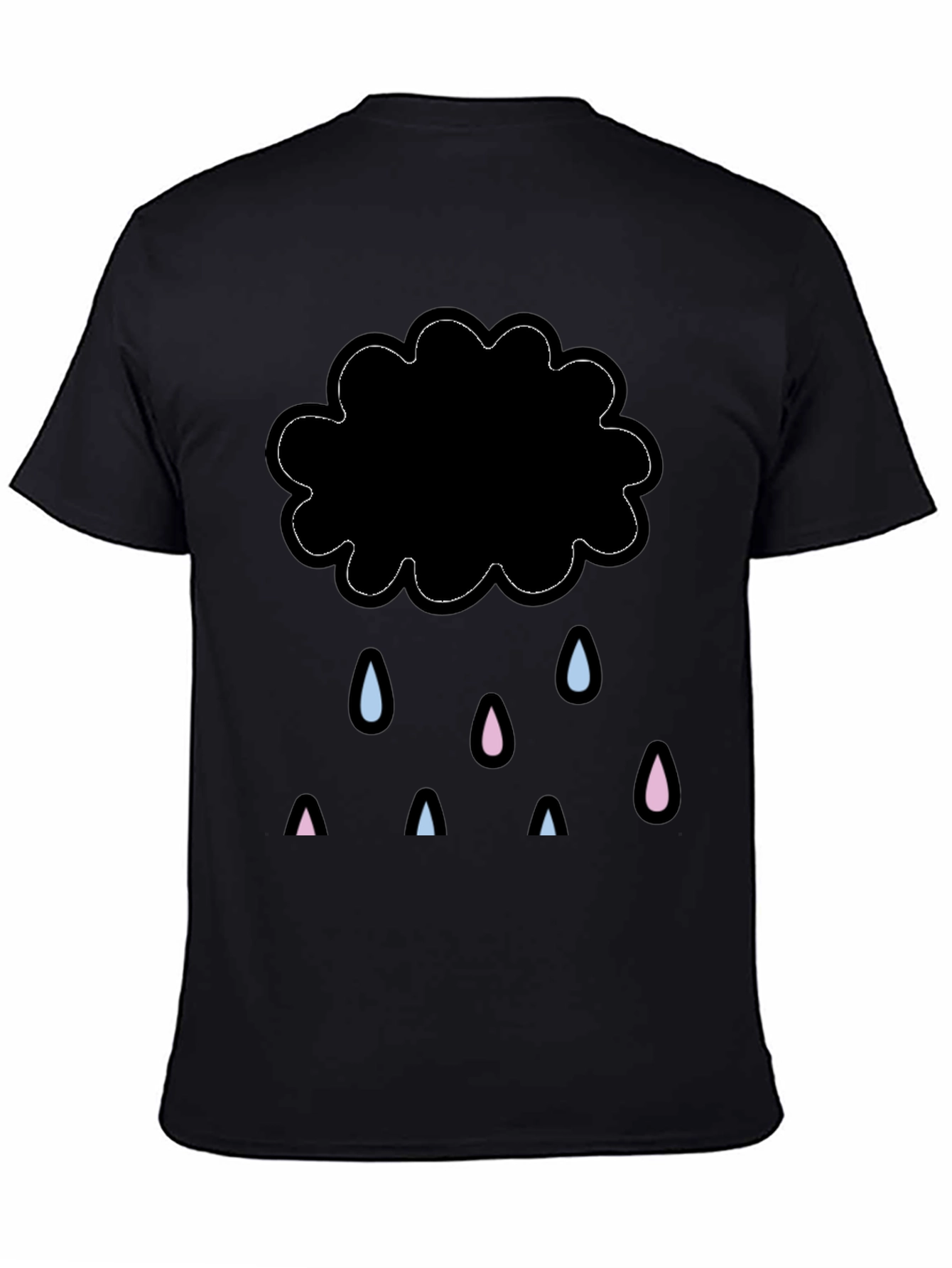 Rainy Cloud Graphic Tee - Stylish Comfort