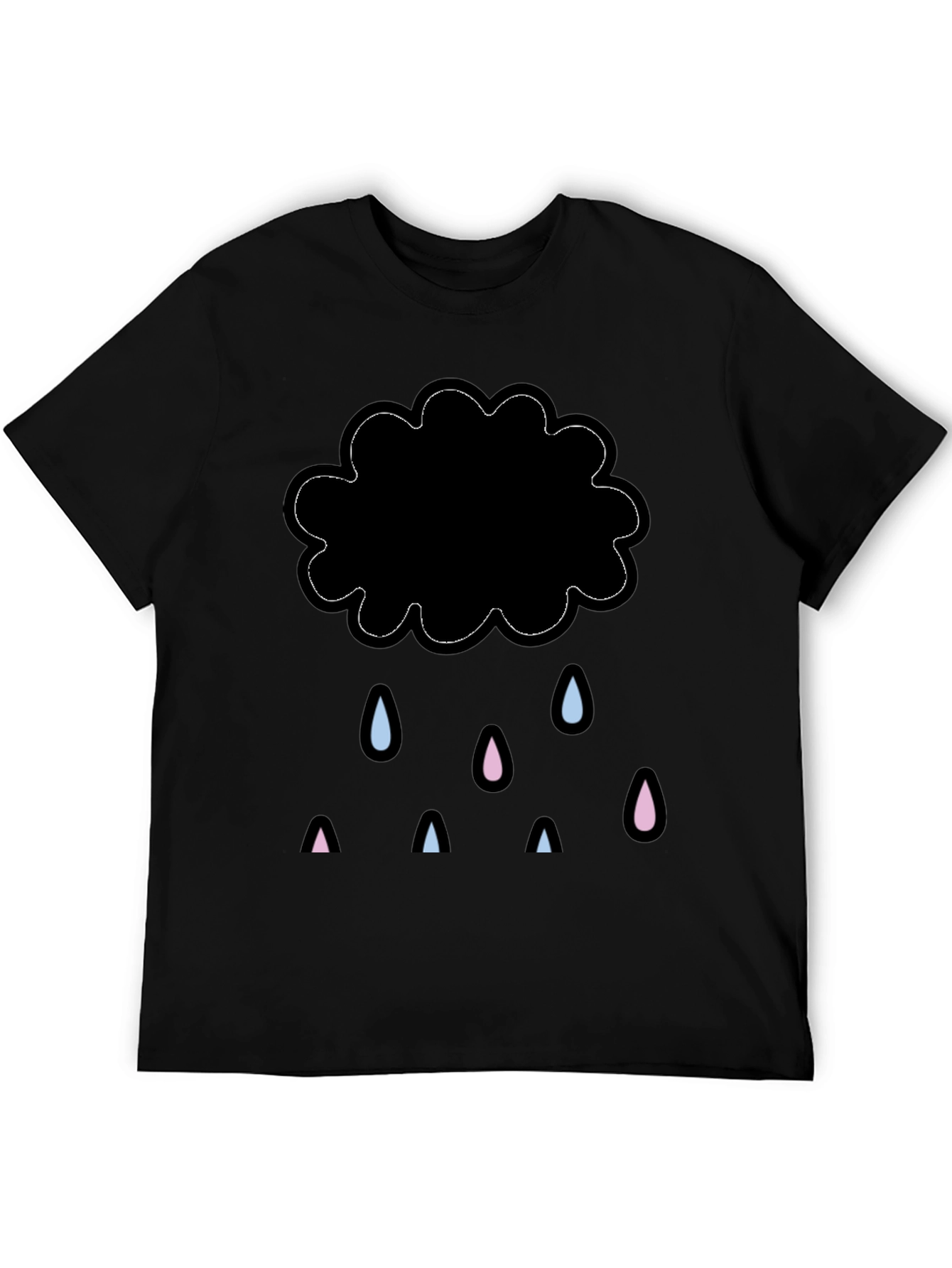 Rainy Cloud Graphic Tee - Stylish Comfort
