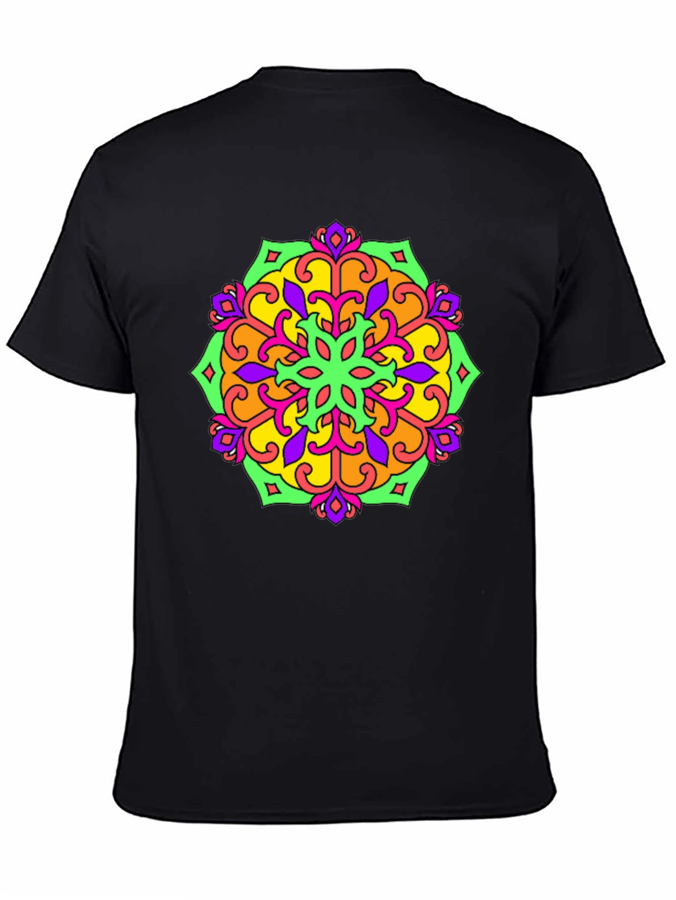 Colorful Mandala Graphic T-Shirt