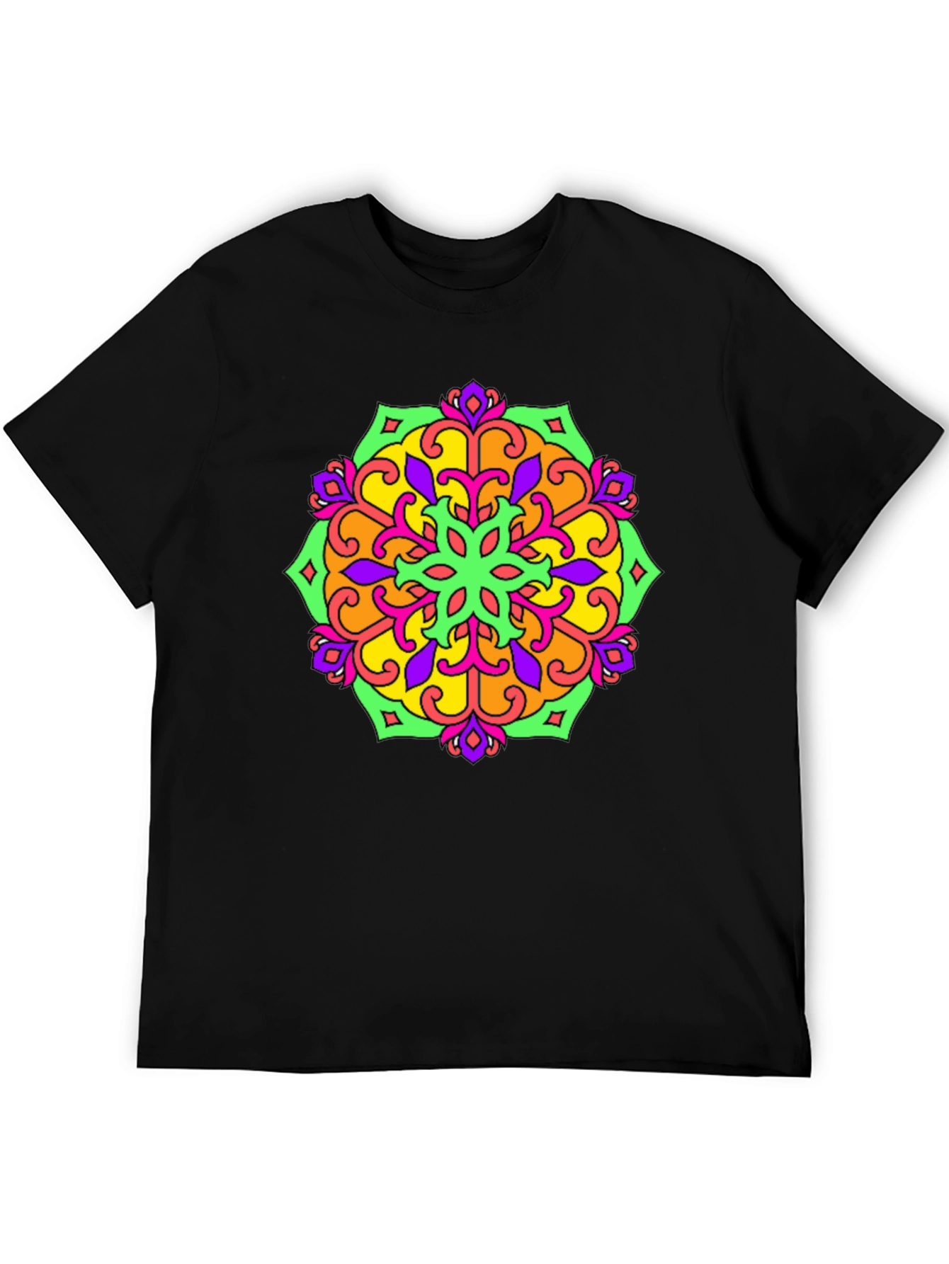 Colorful Mandala Graphic T-Shirt